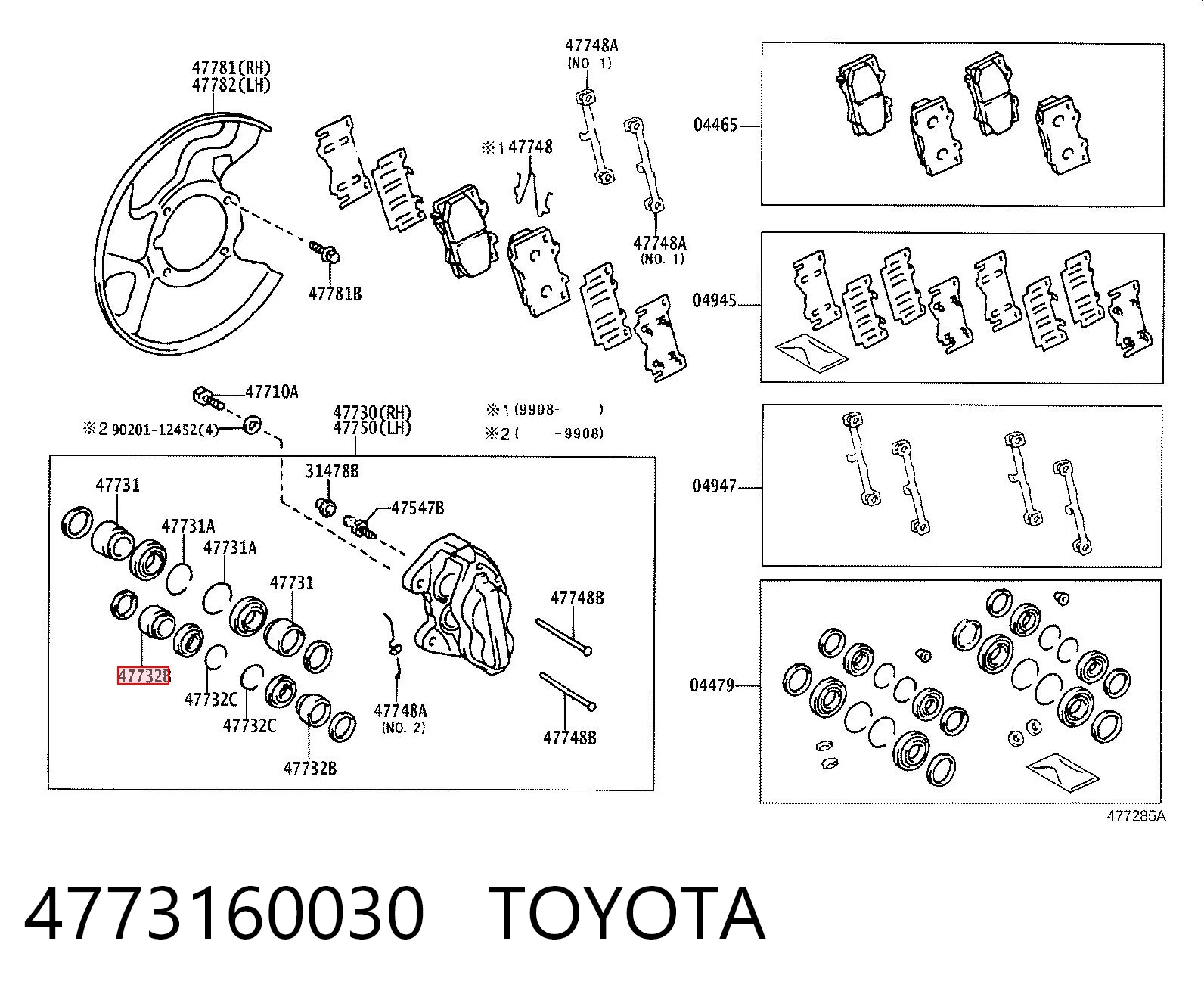 4773160030 Toyota