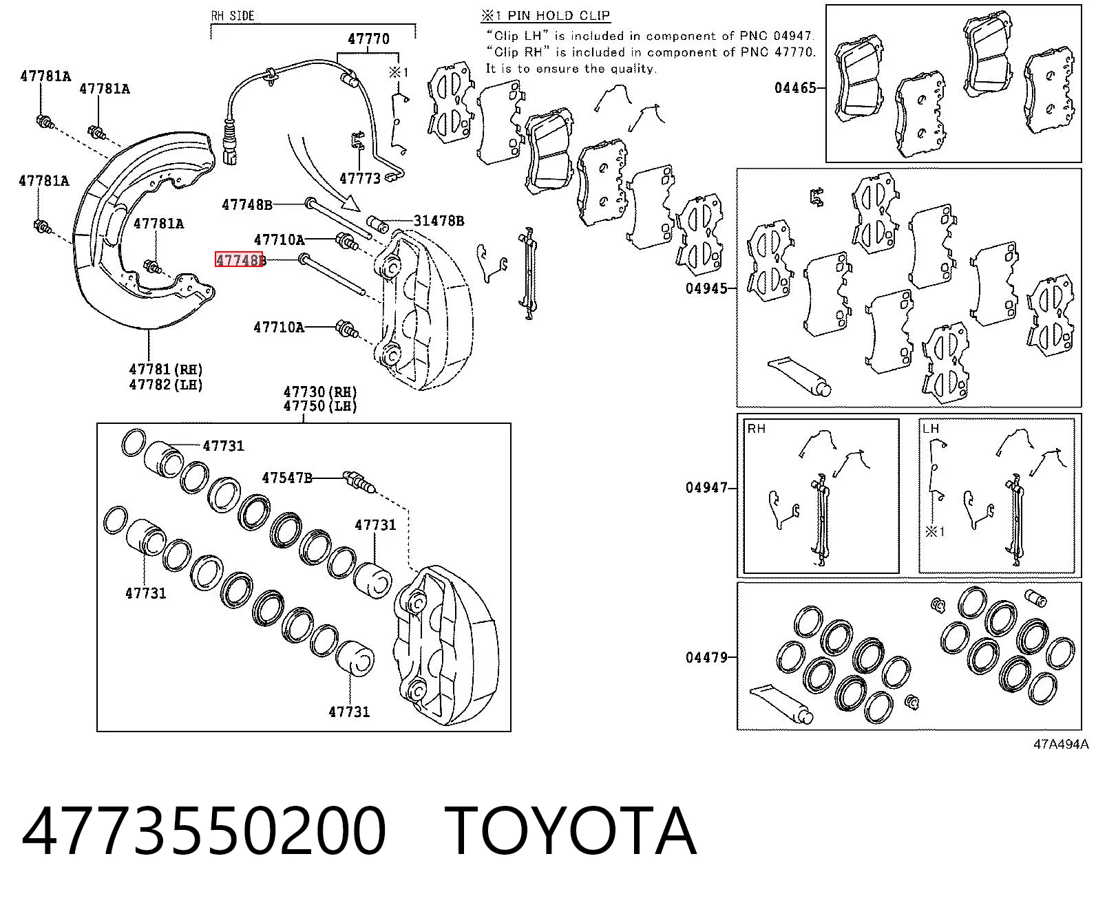 4773550200 Toyota
