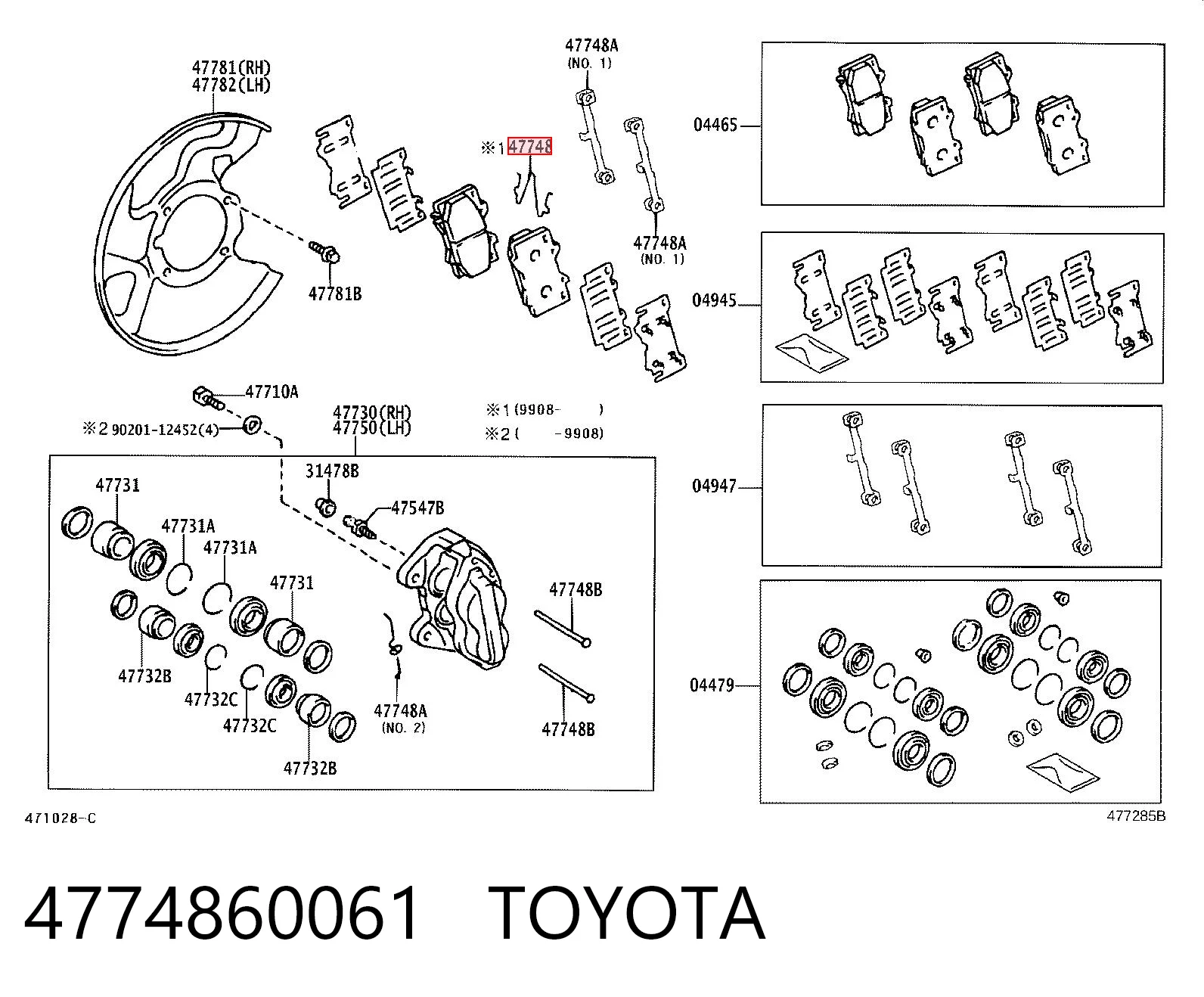 4774860061 Toyota
