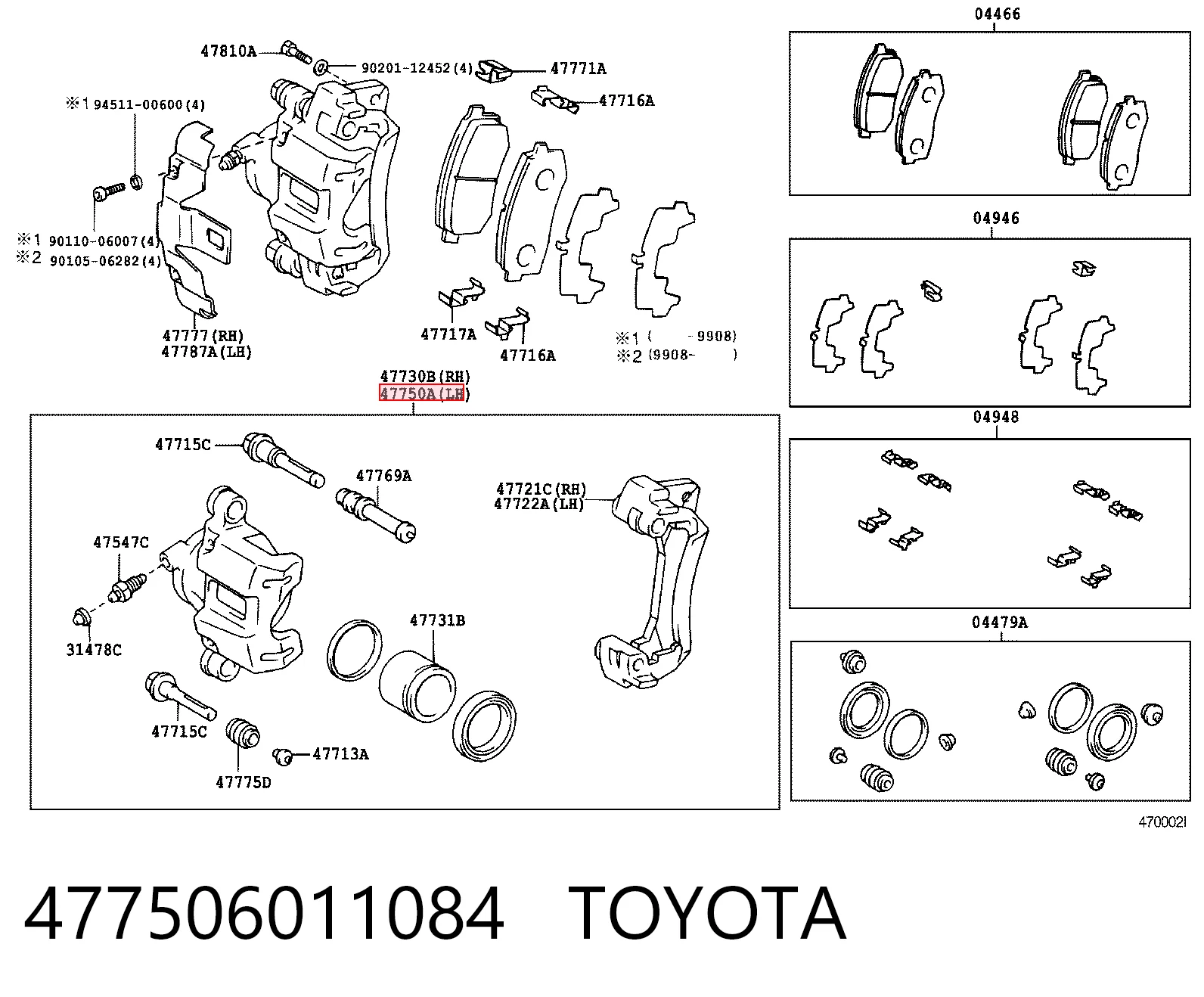 477506011084 Toyota