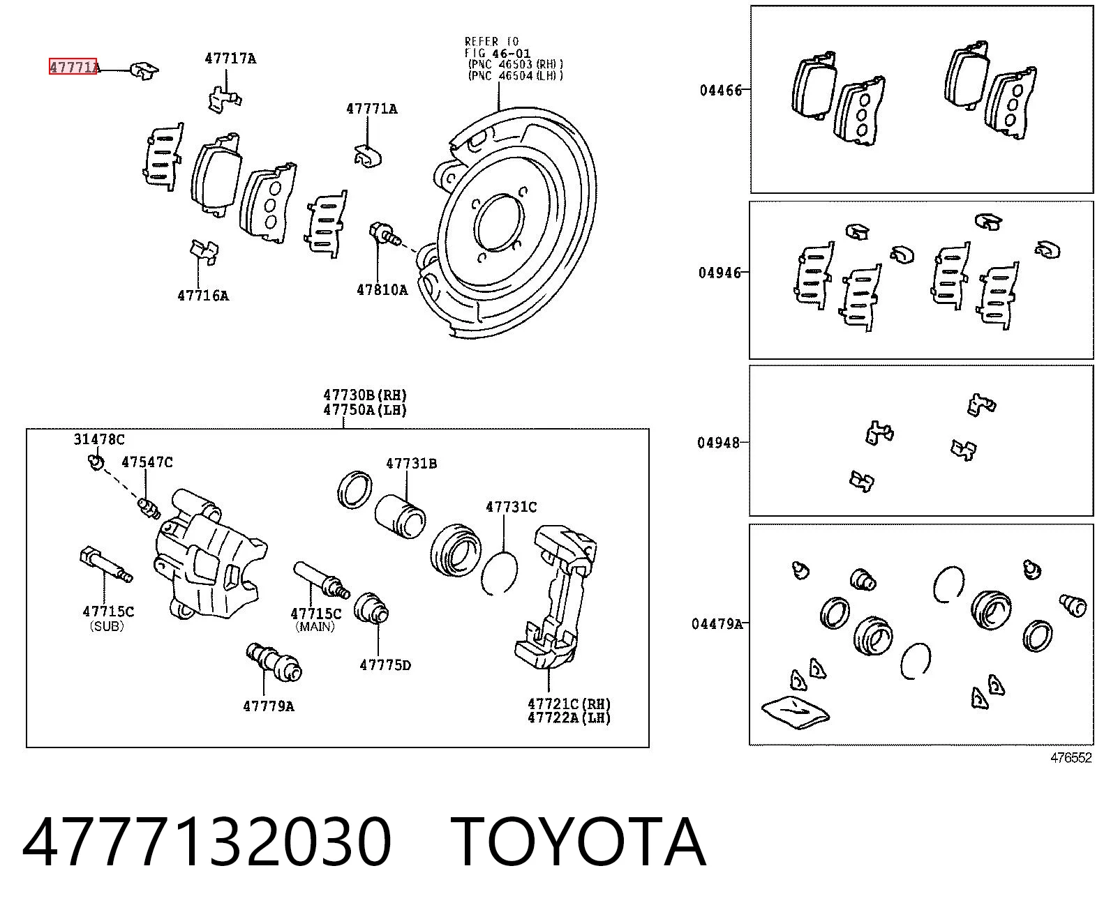 4777132030 Toyota