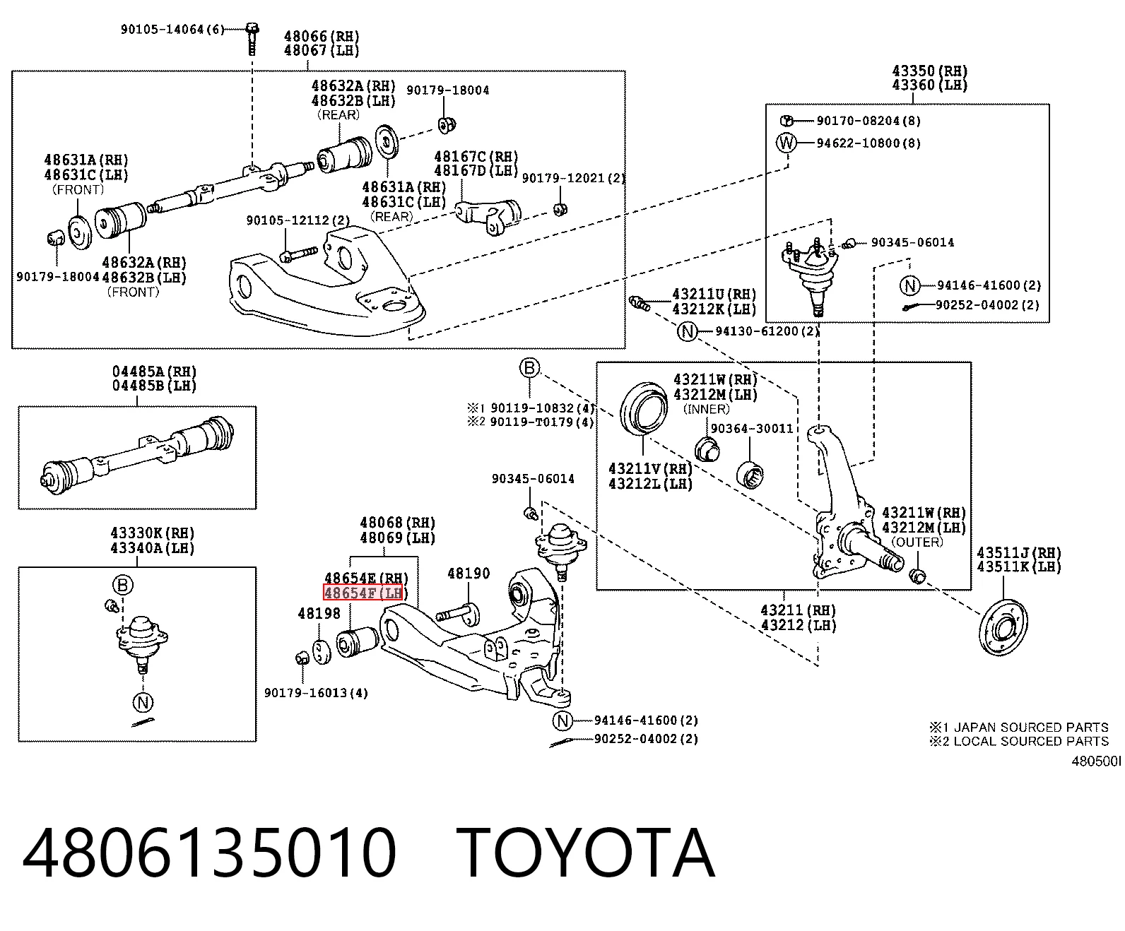 4806135010 Toyota