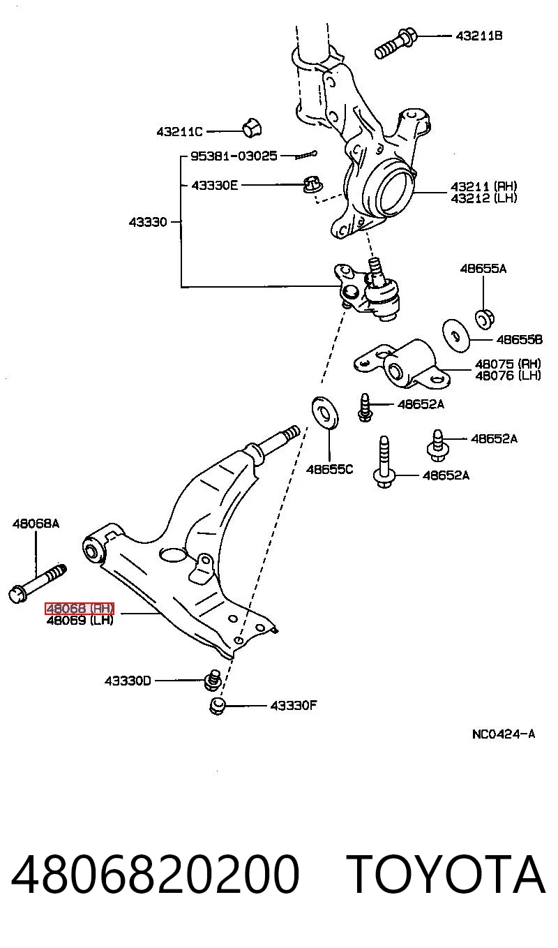 4806820200 Toyota