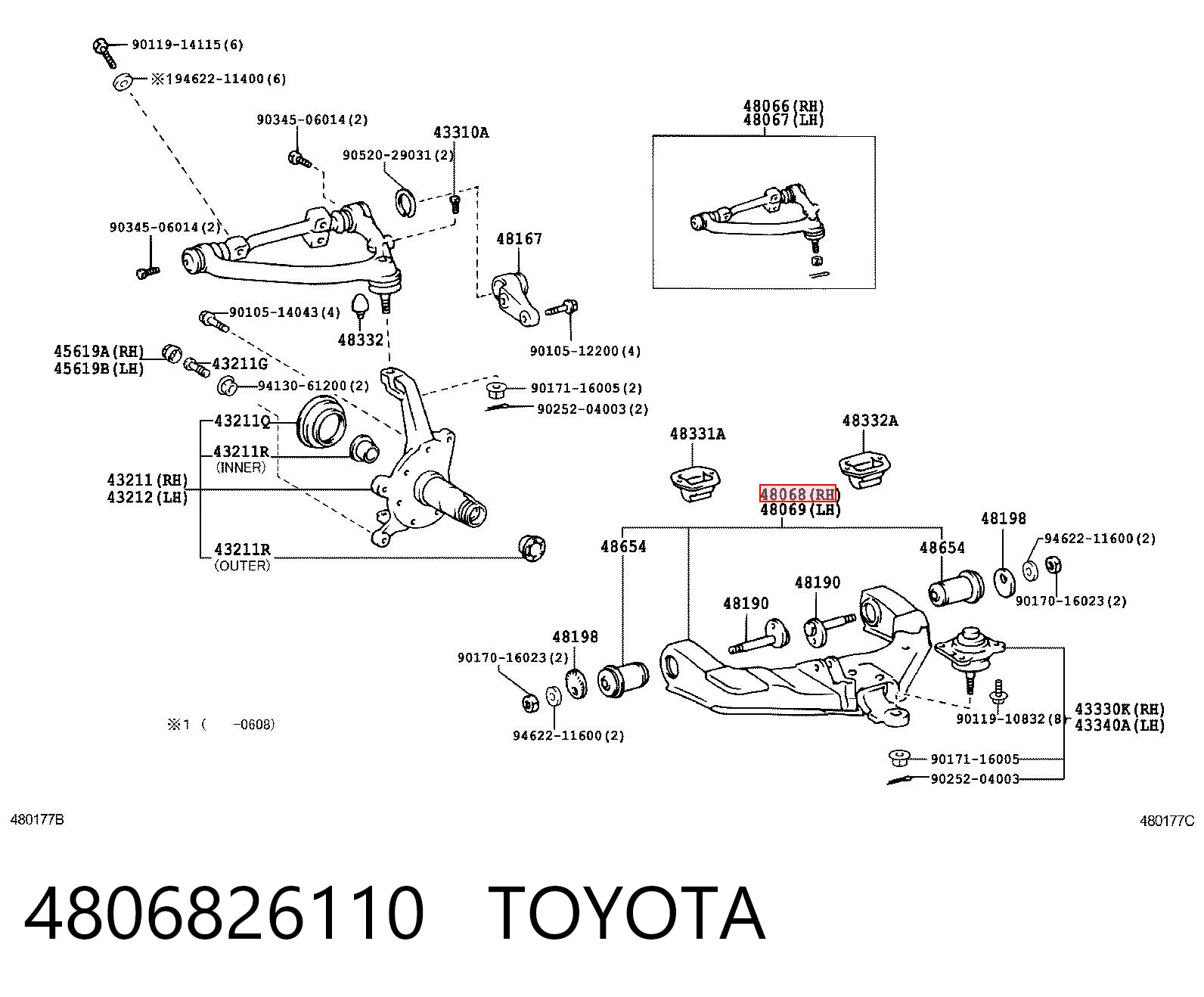 4806826110 Toyota