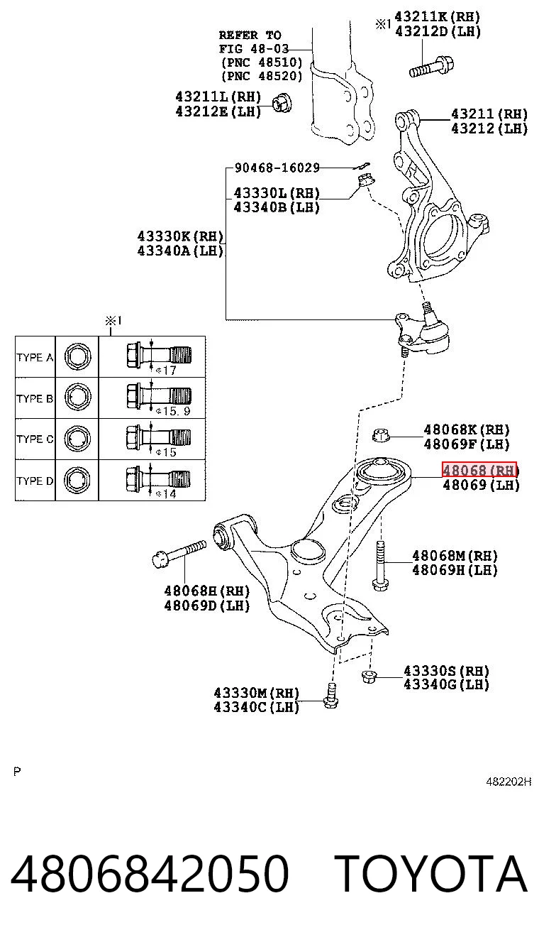 4806842050 Toyota