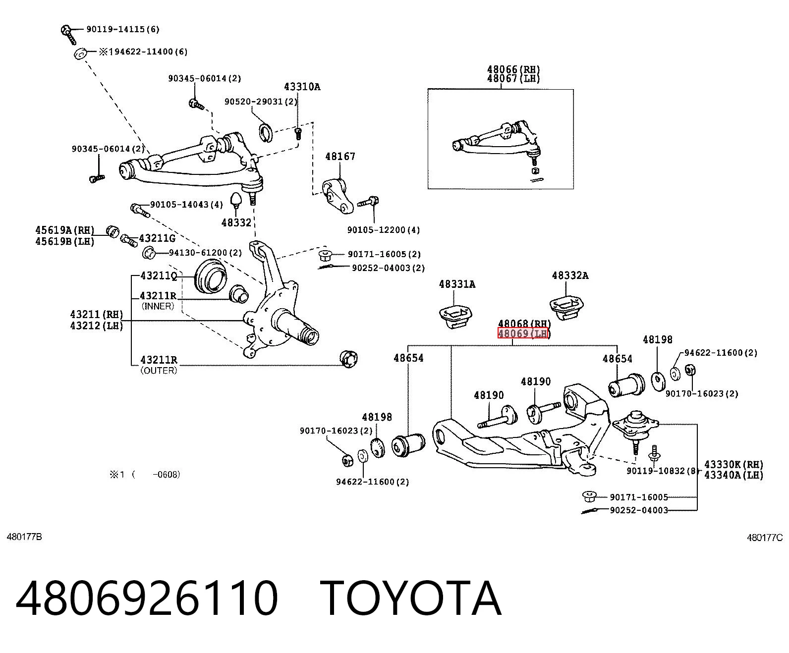 4806926110 Toyota