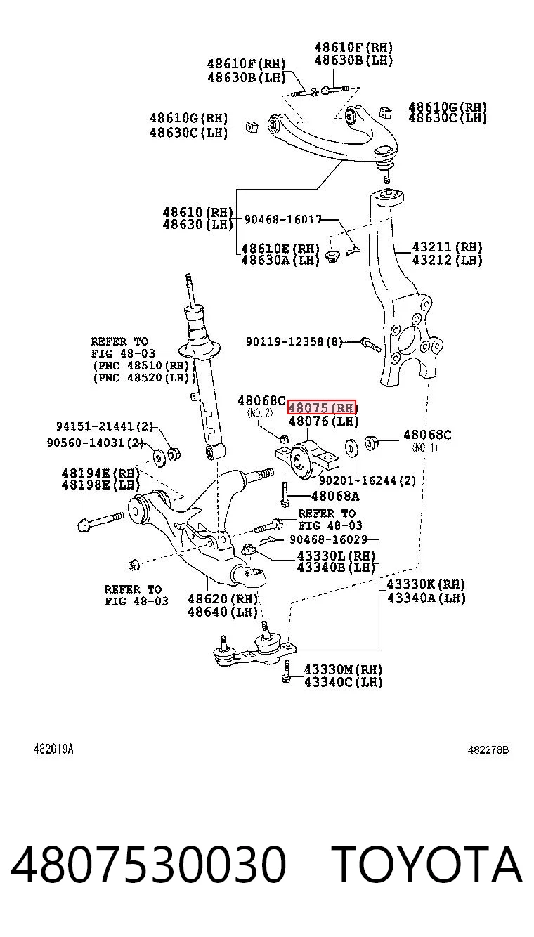 4807530030 Toyota