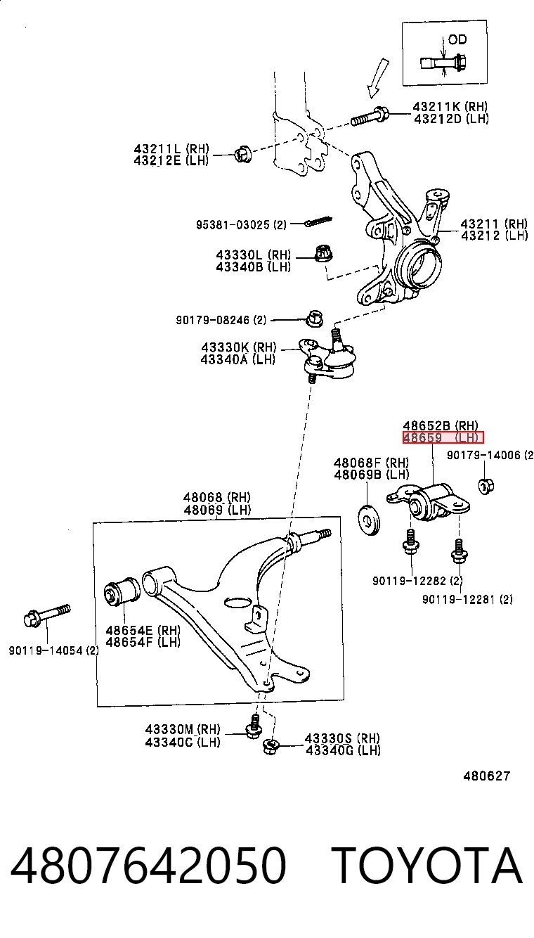 4807642050 Toyota
