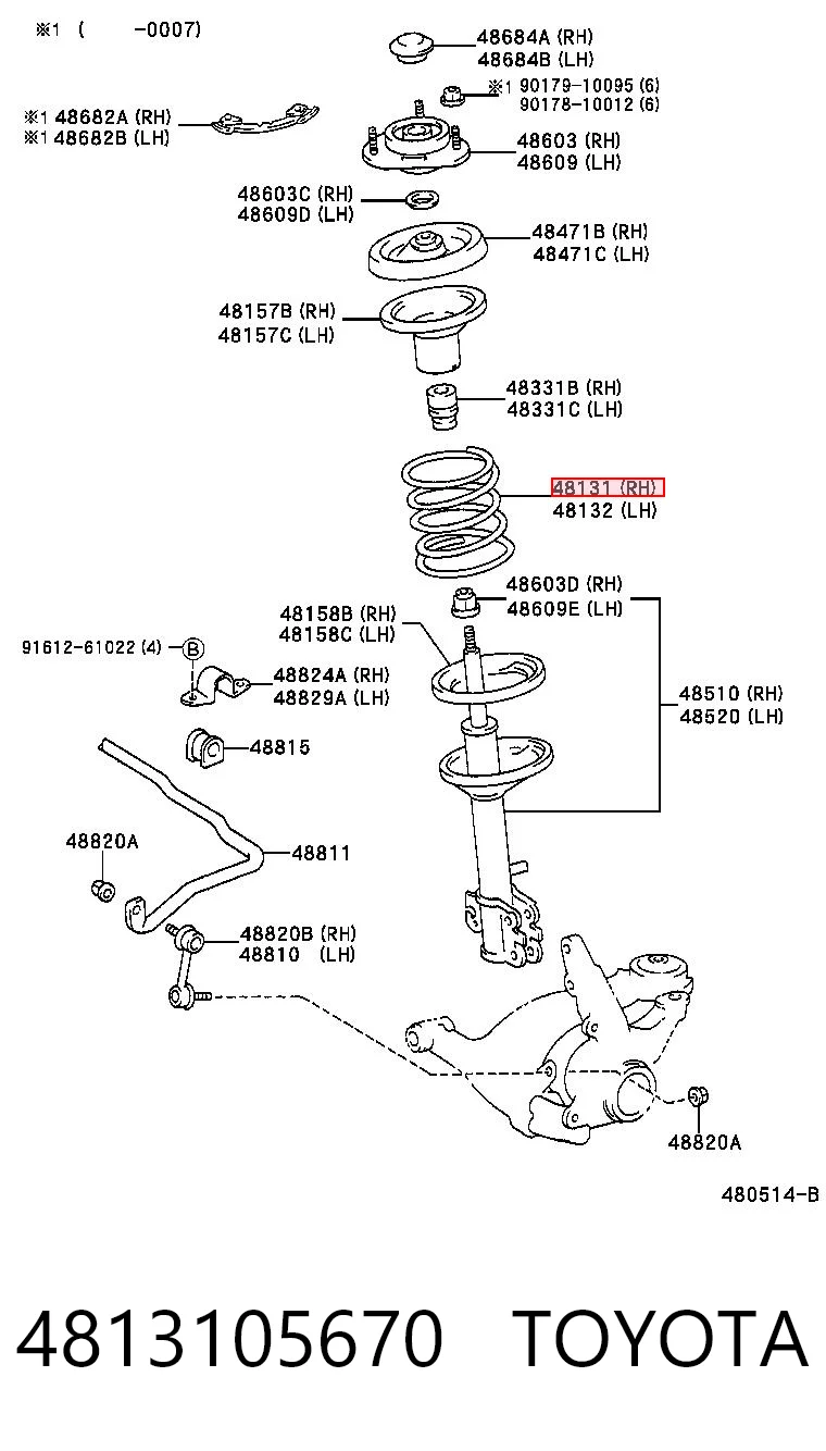4813105670 Toyota