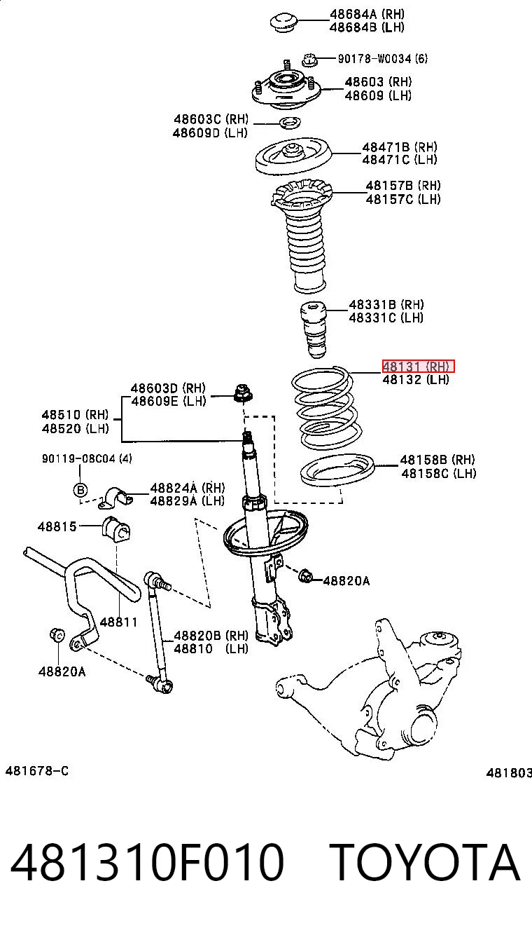 481310F010 Toyota