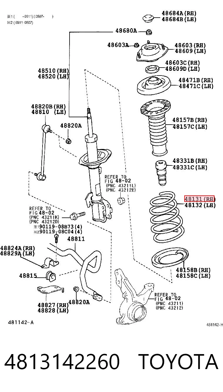 4813142260 Toyota