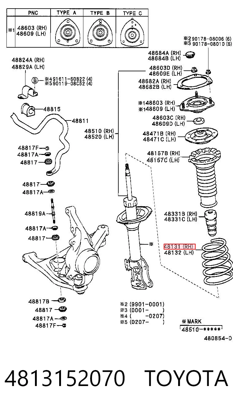 4813152070 Toyota