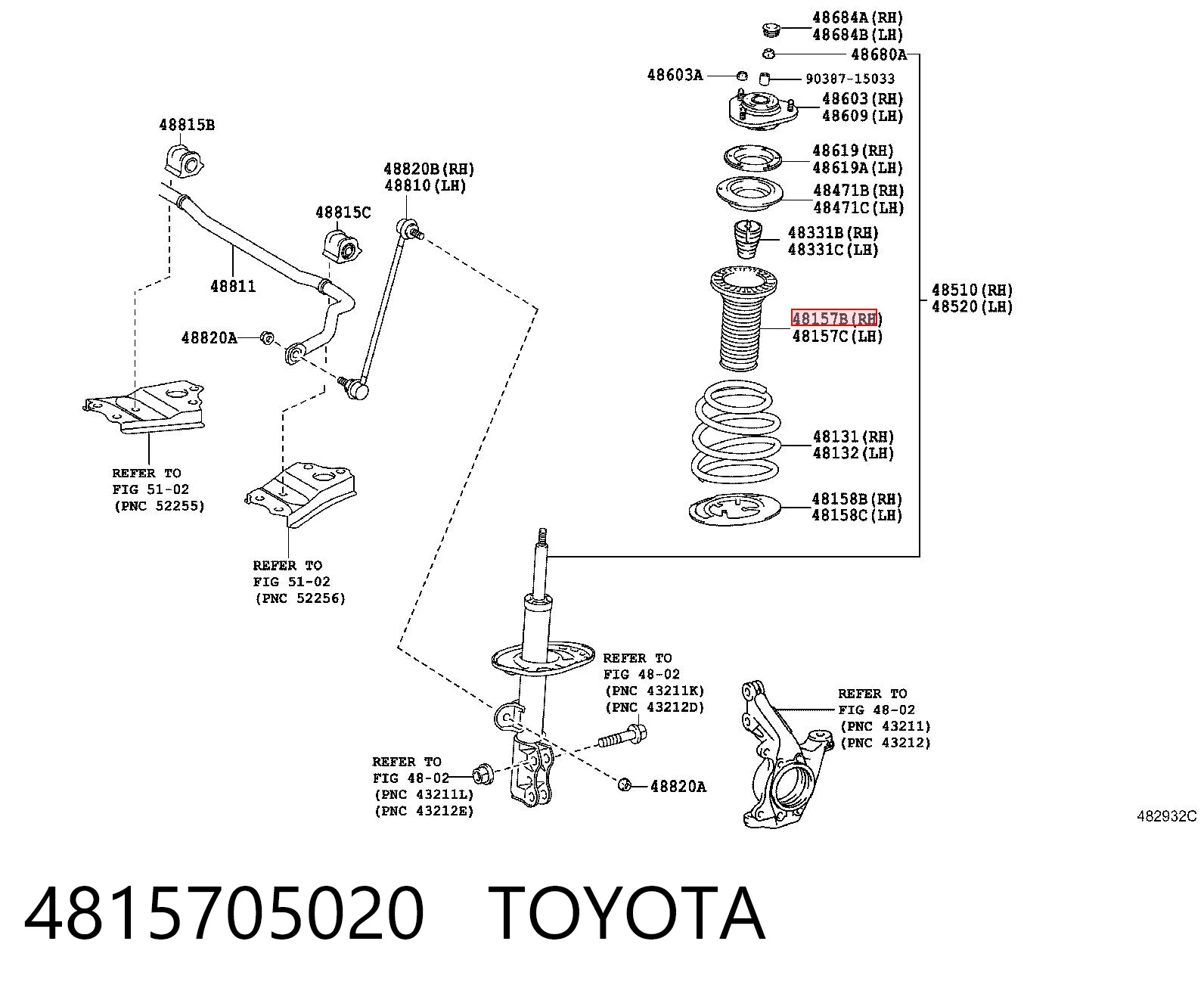4815705020 Toyota