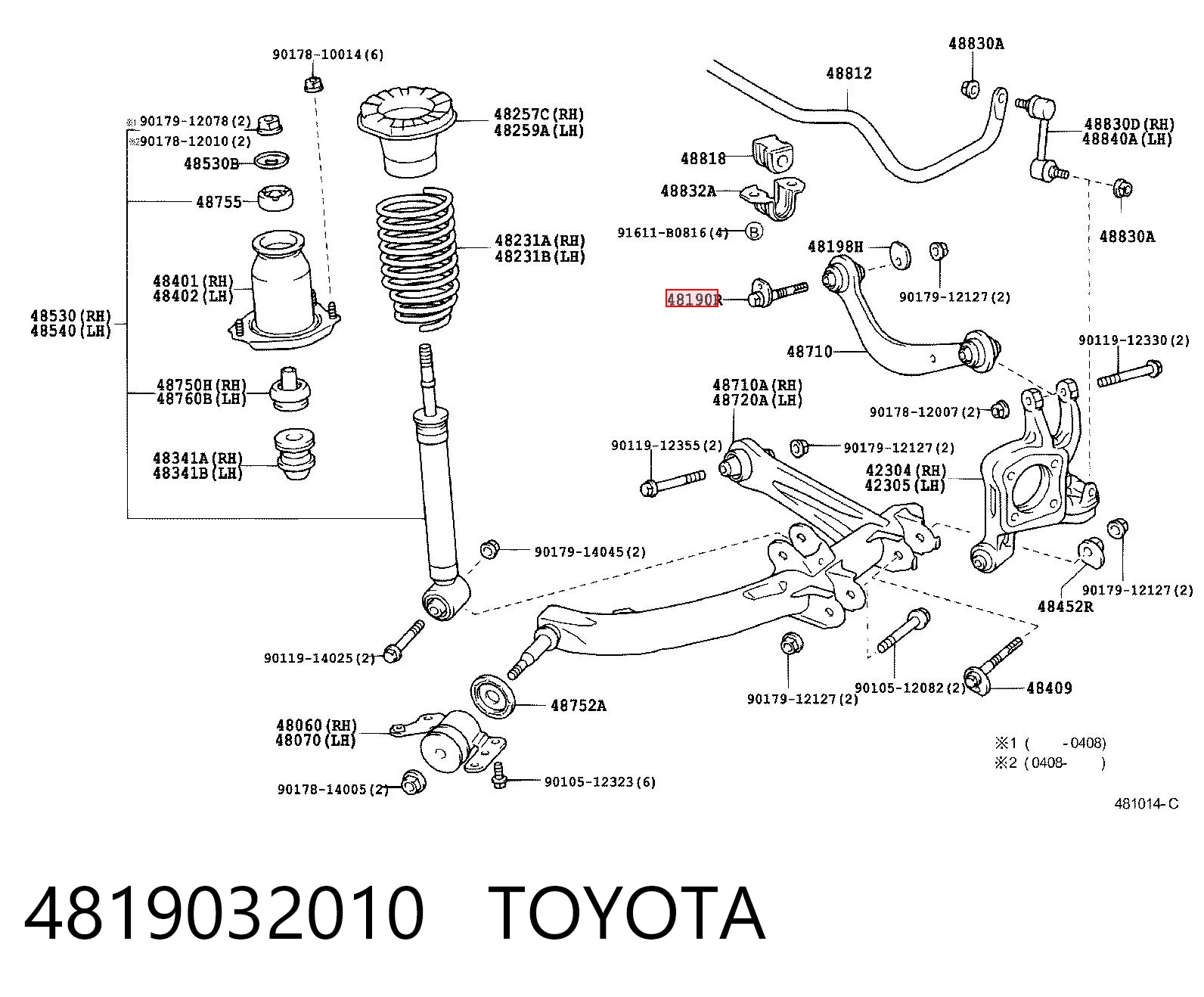 4819032010 Toyota
