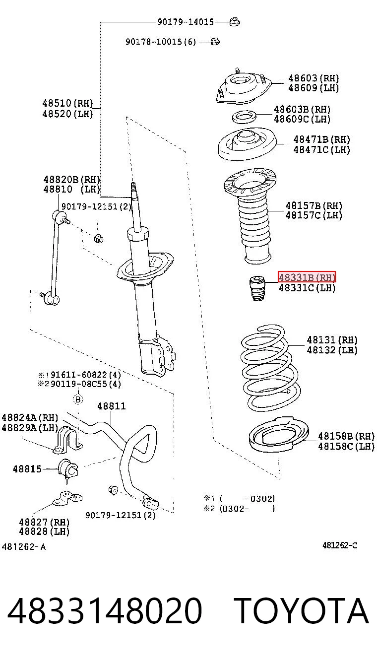 4833148020 Toyota