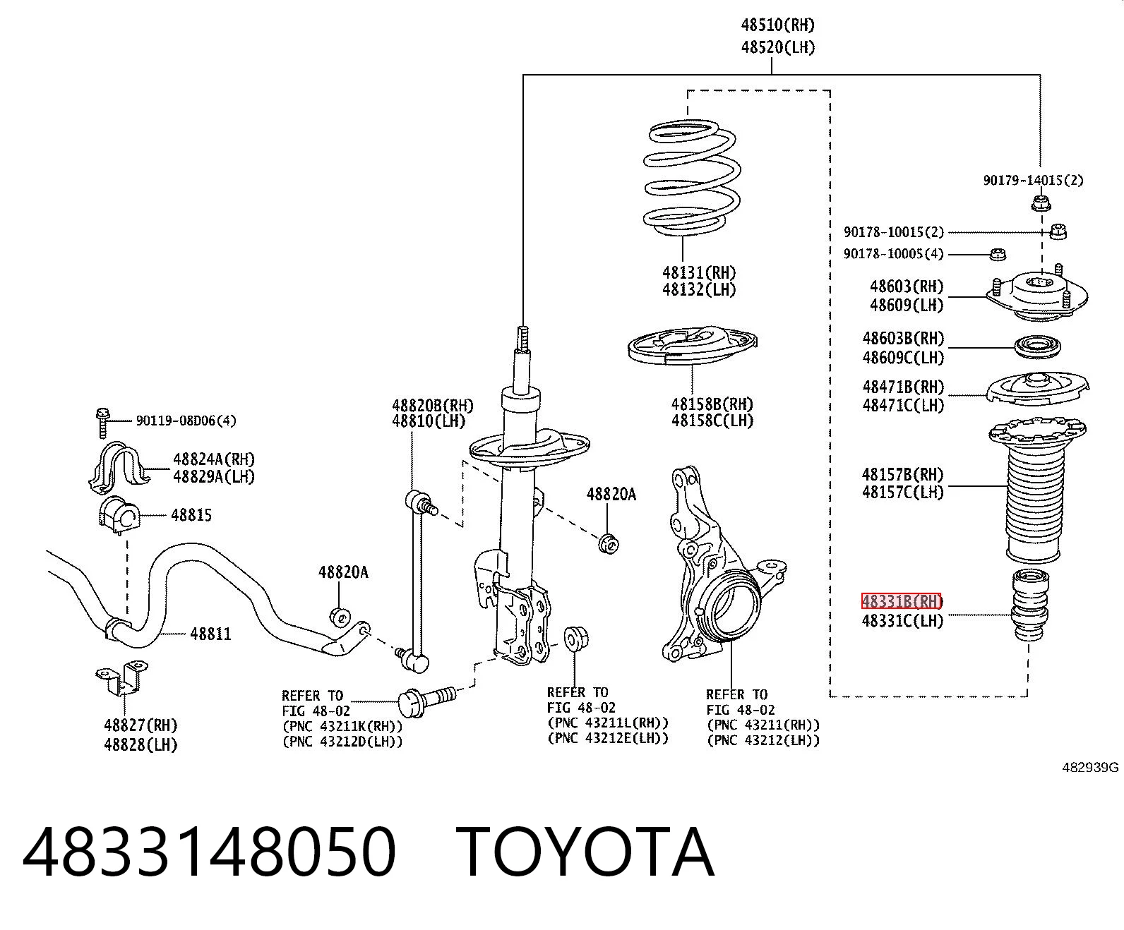 4833148050 Toyota