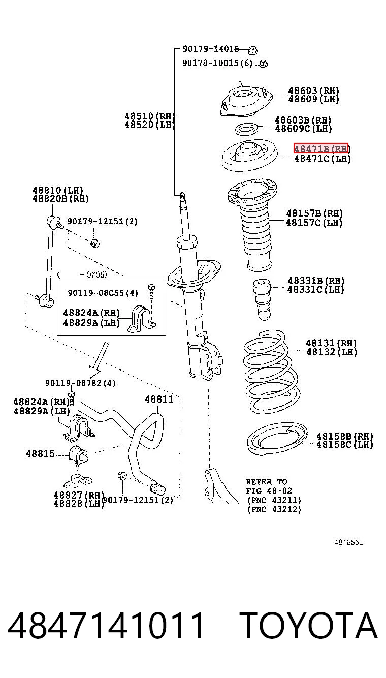 4847141011 Toyota