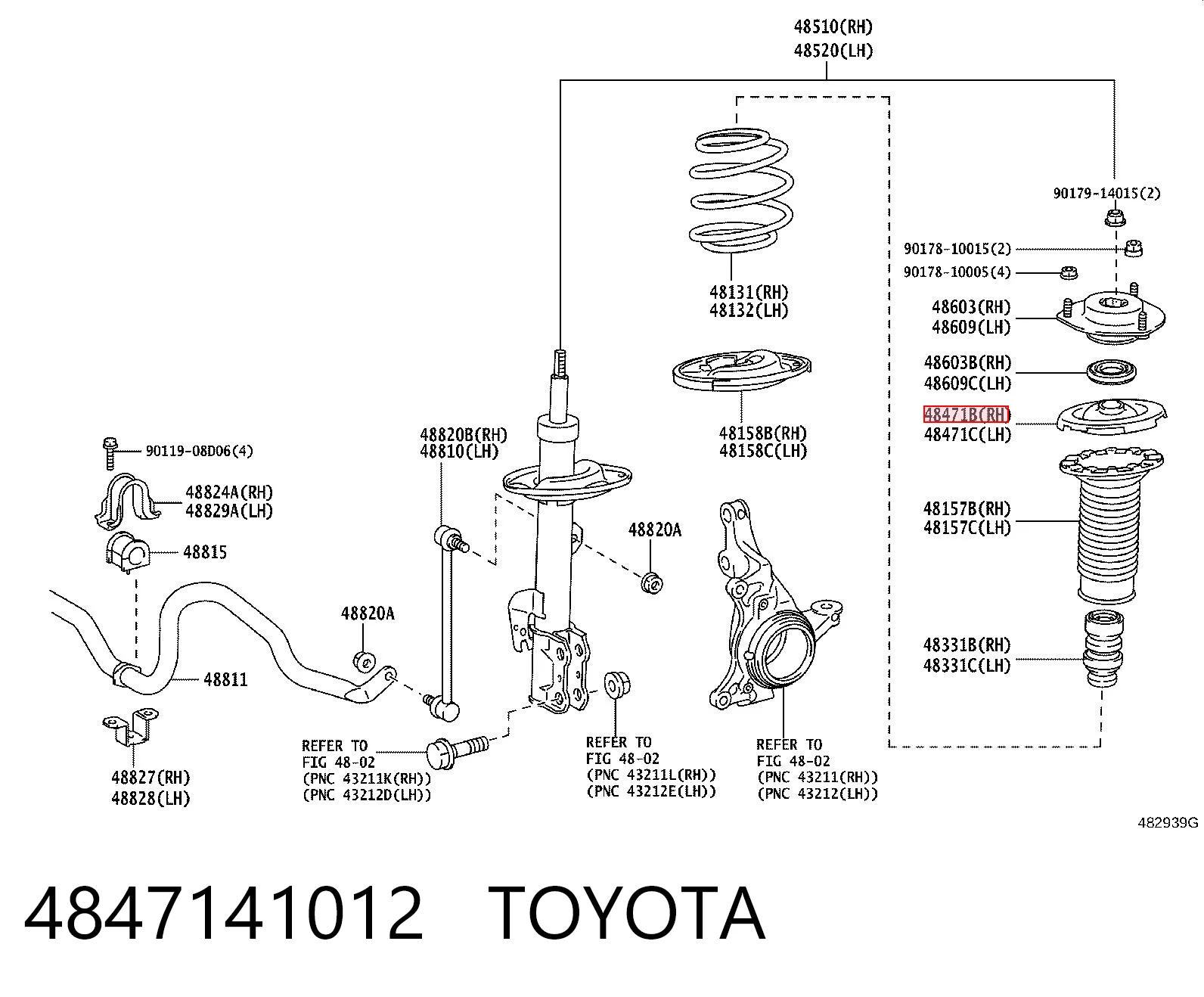4847141012 Toyota