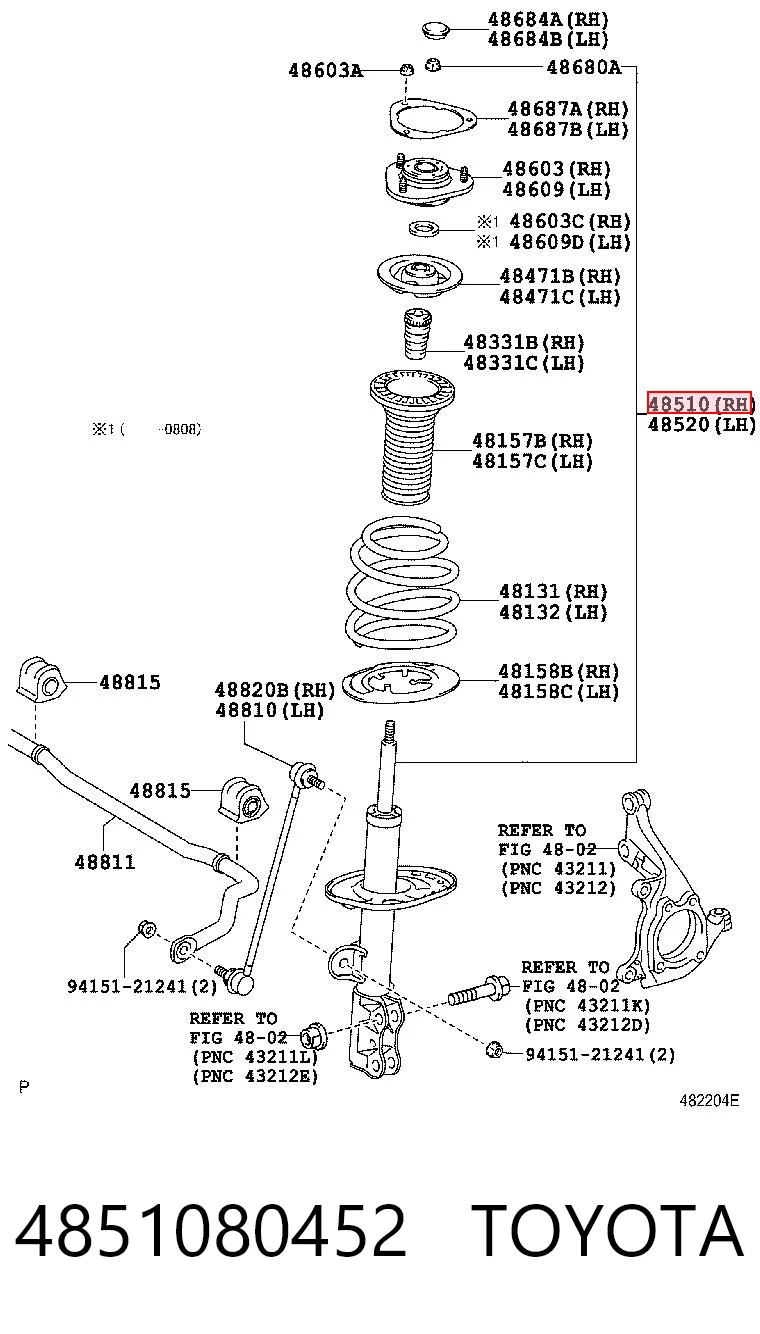 4851080452 Toyota