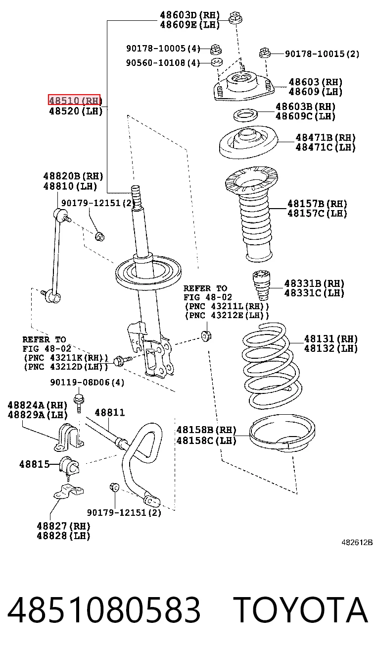 4851080583 Toyota