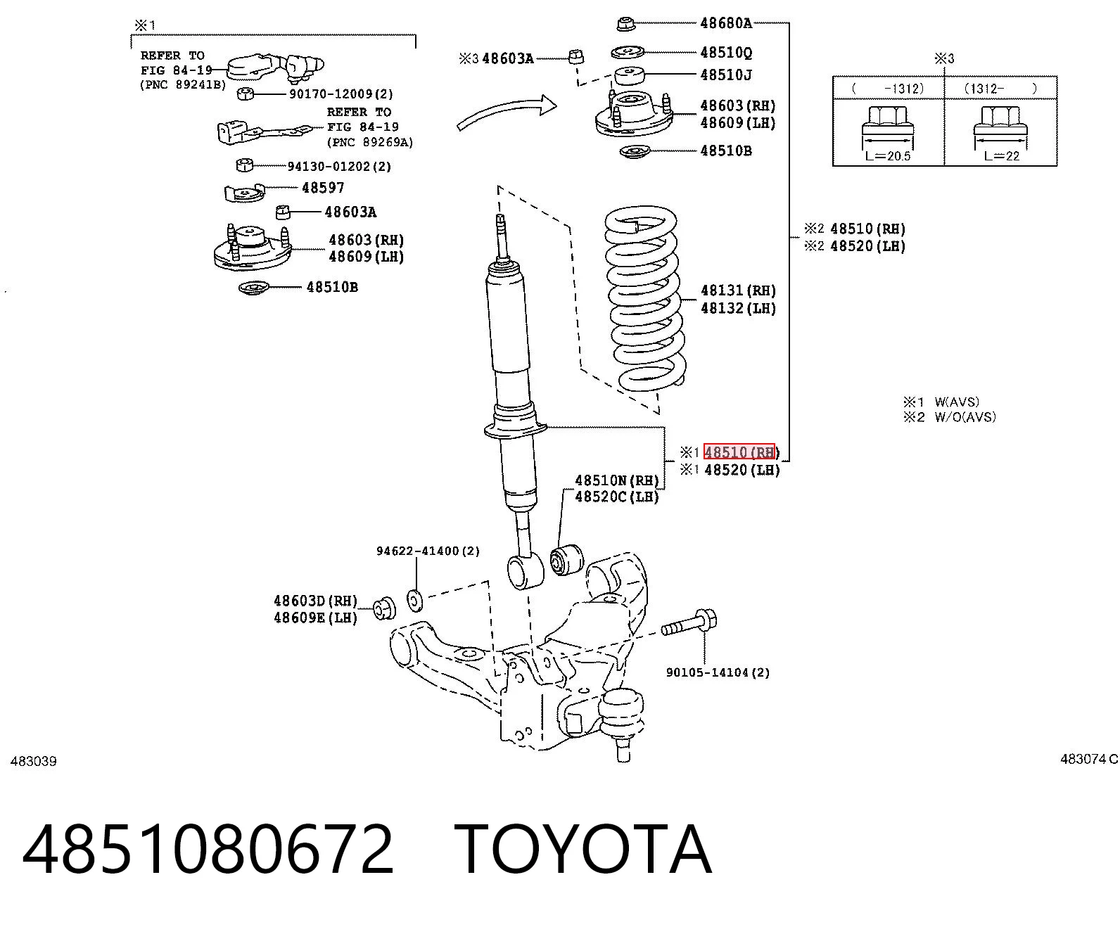 4851080672 Toyota