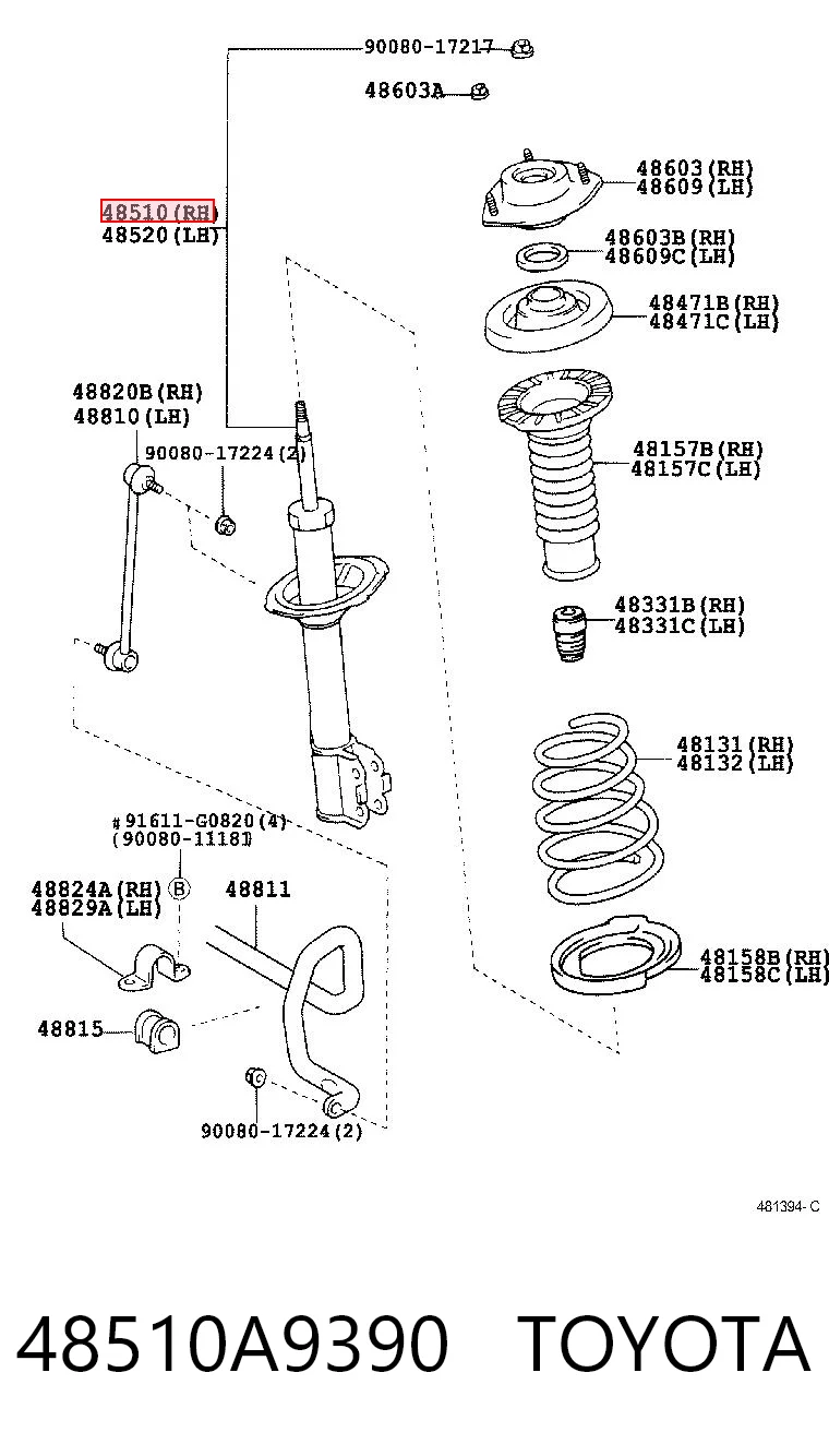 48510A9390 Toyota