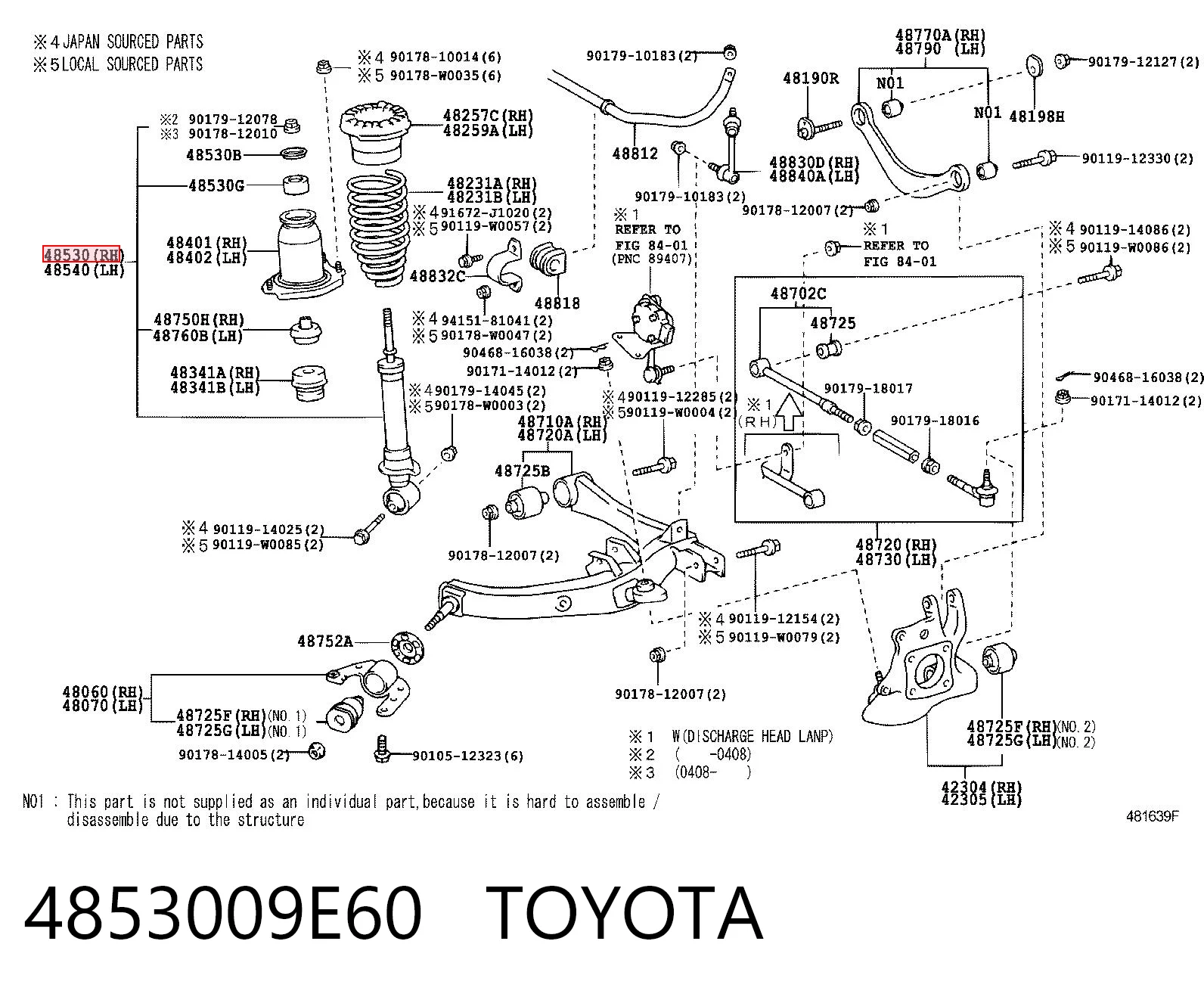 4853009E60 Toyota