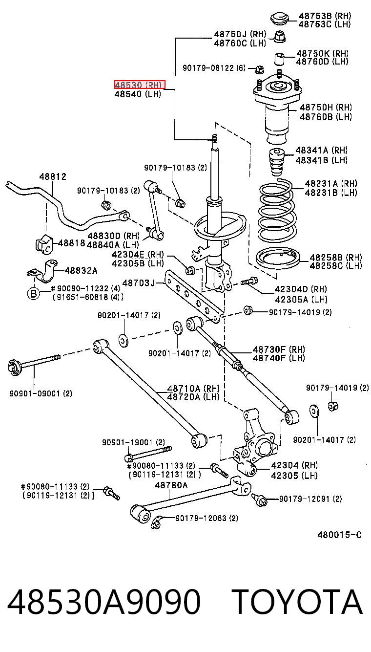 48530A9090 Toyota