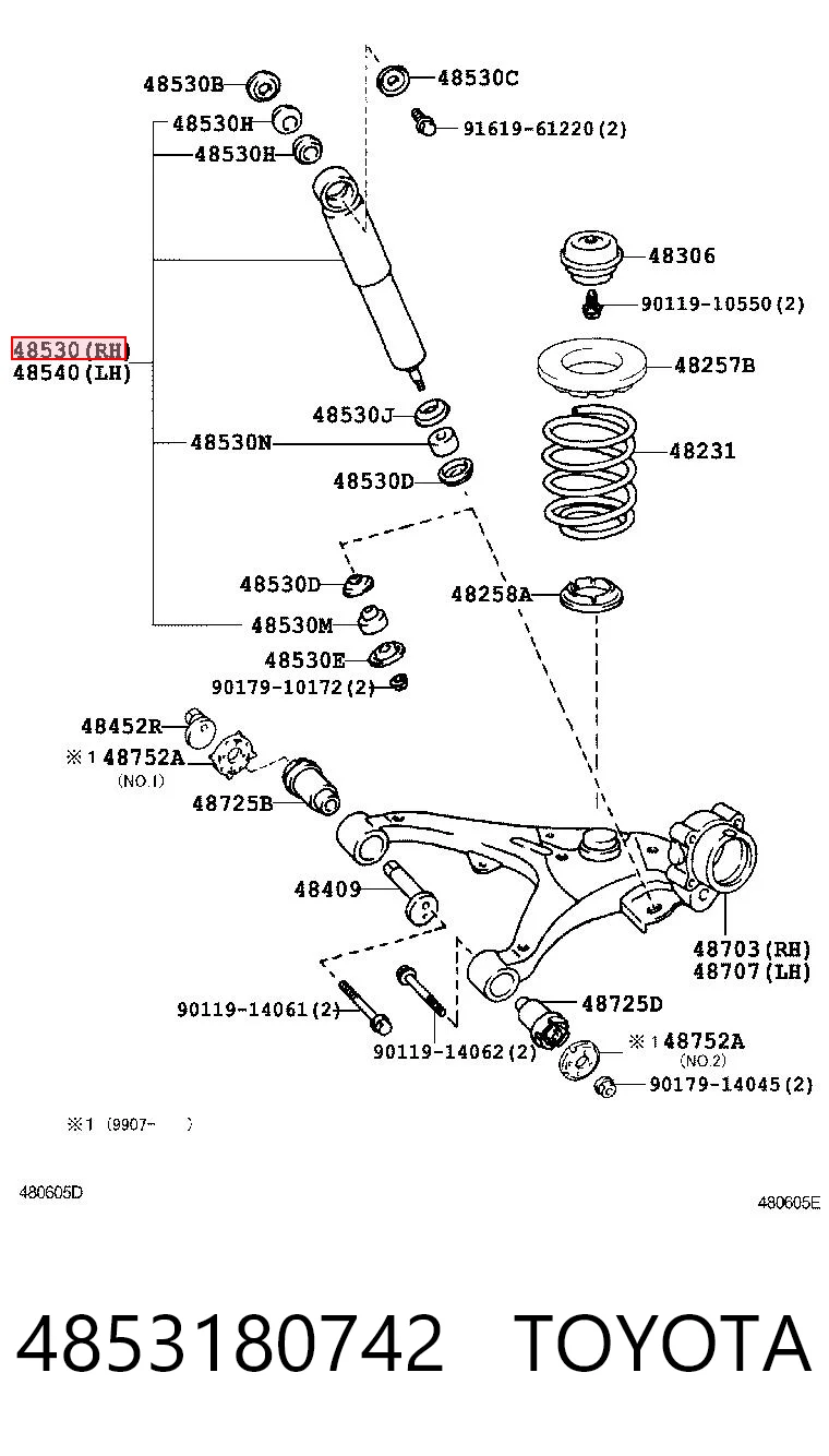 4853180742 Toyota