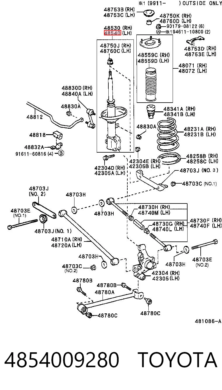 4854009280 Toyota