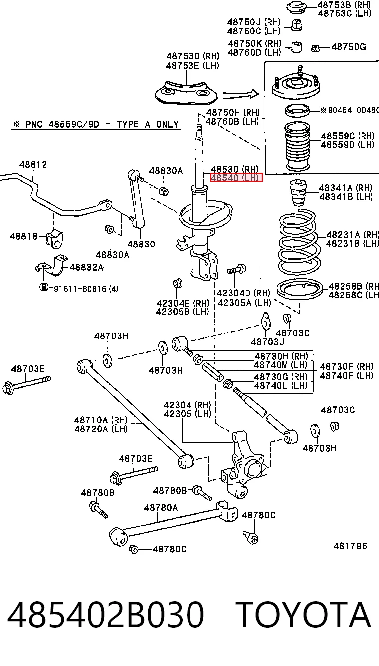 485402B030 Toyota