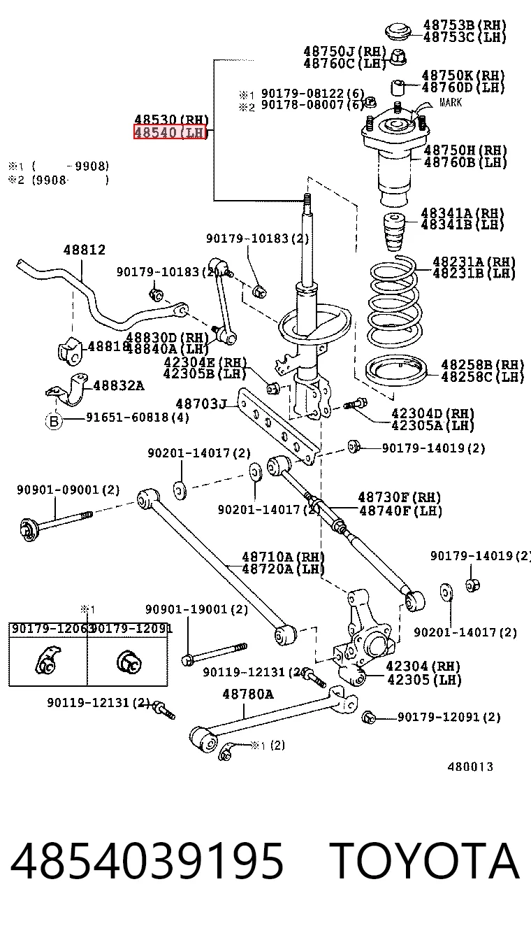 4854039195 Toyota