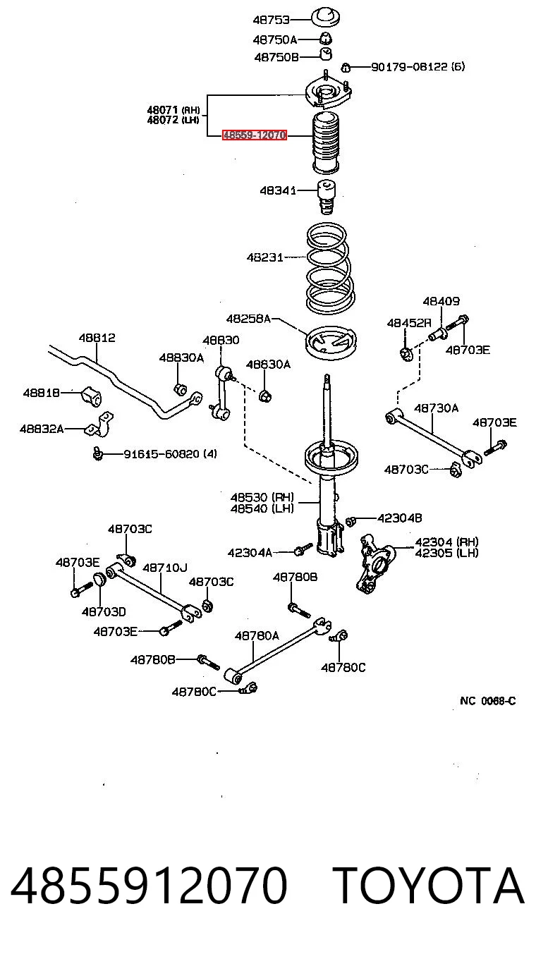 4855912070 Toyota