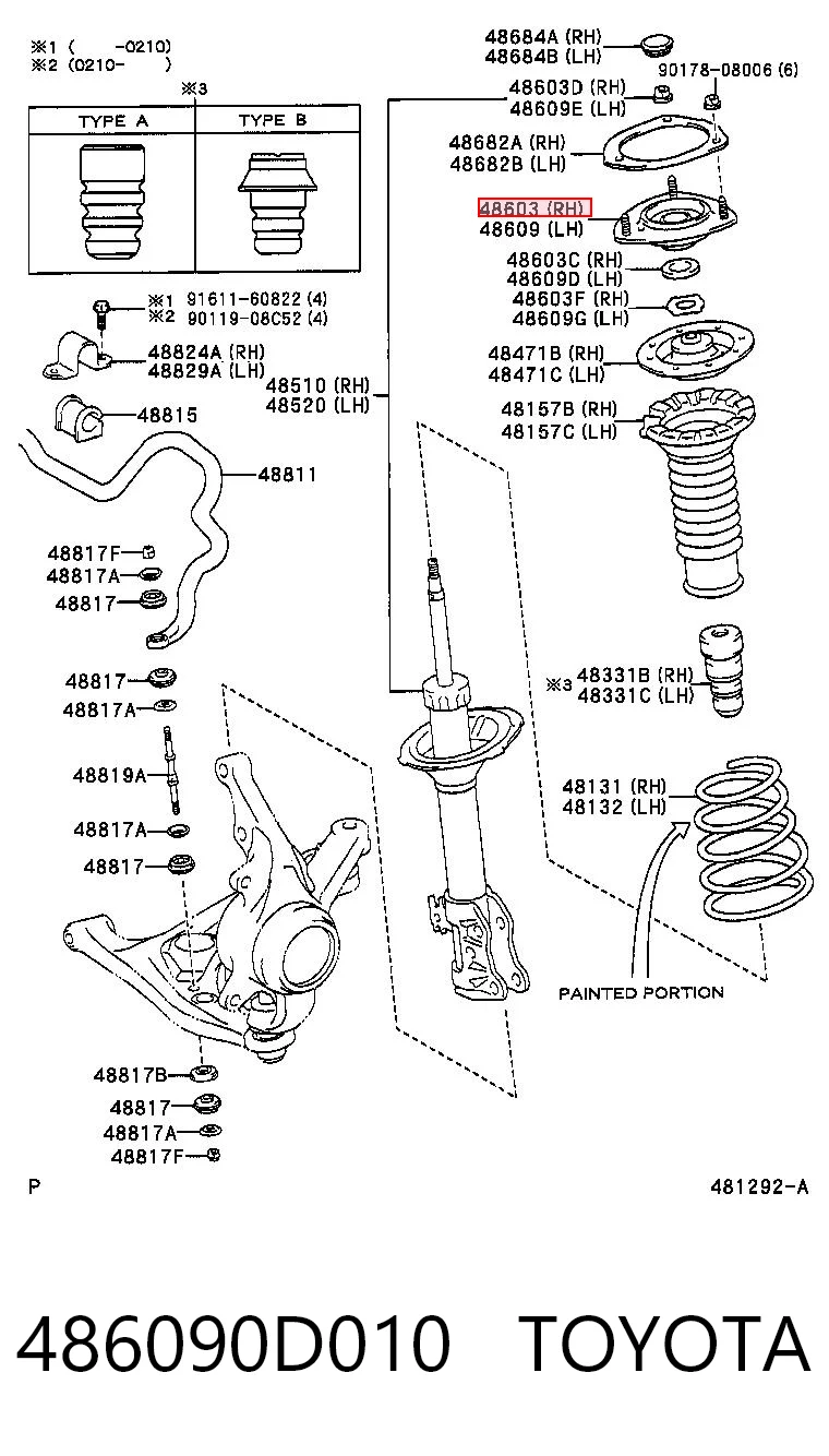 486090D010 Toyota