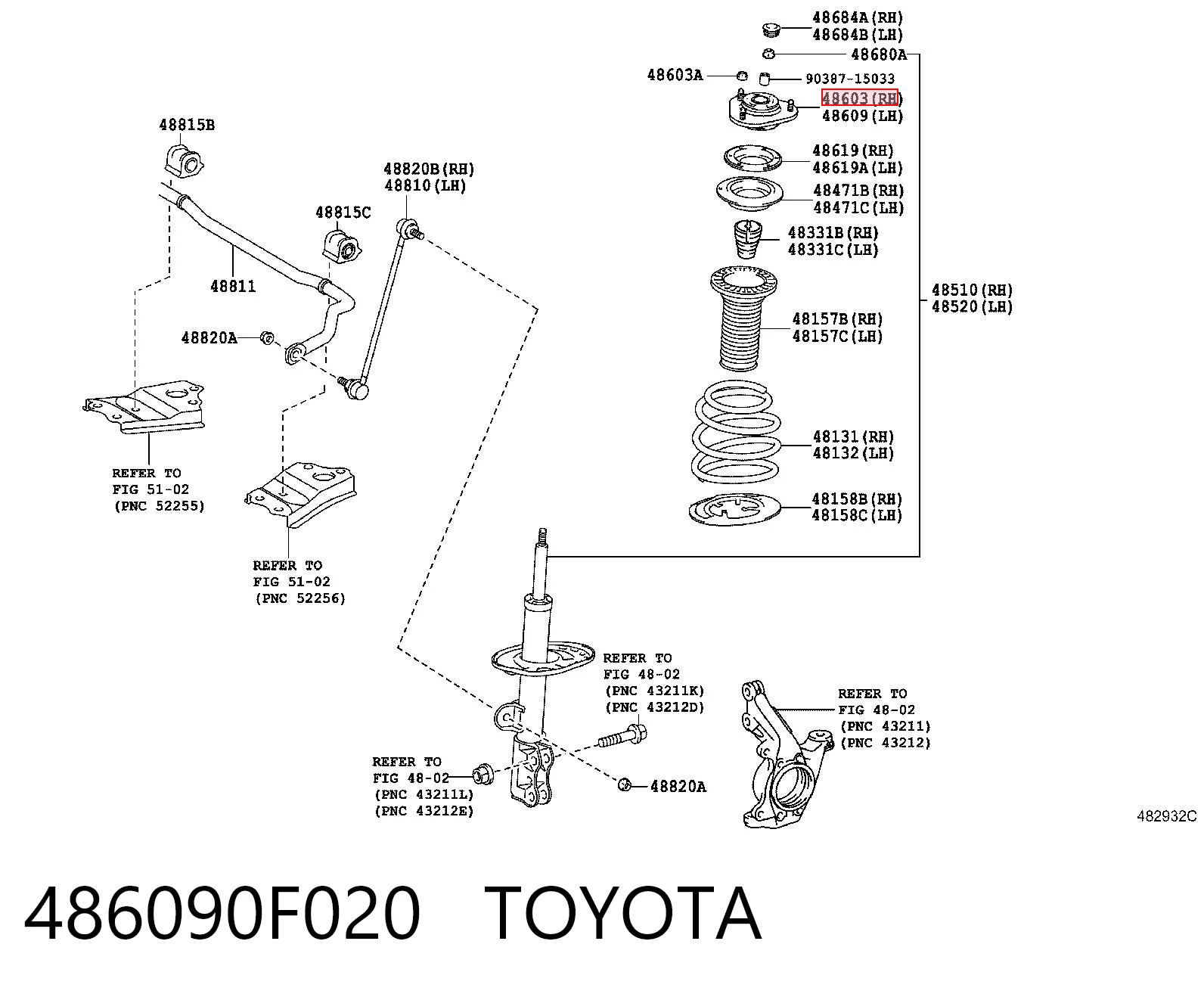486090F020 Toyota
