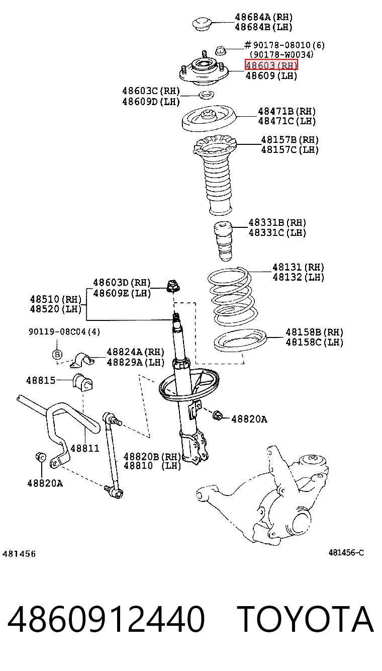 4860912440 Toyota
