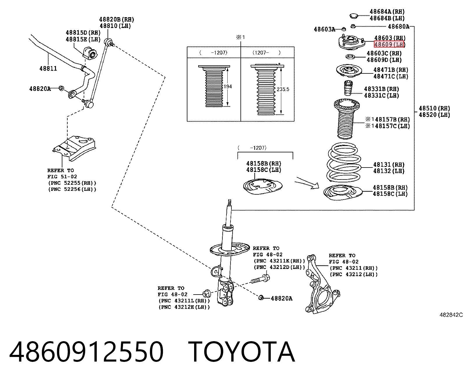 4860912550 Toyota