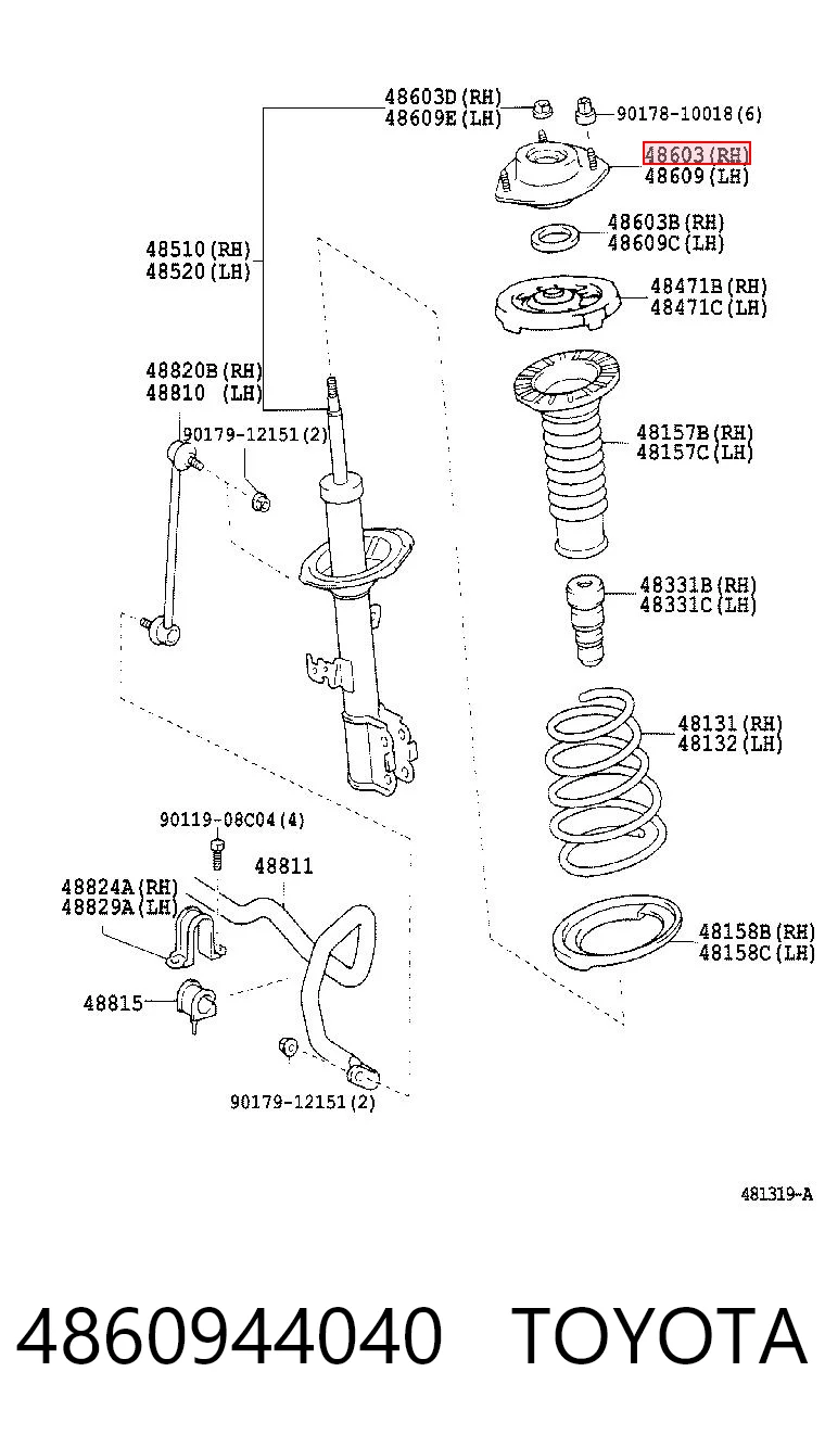 4860944040 Toyota