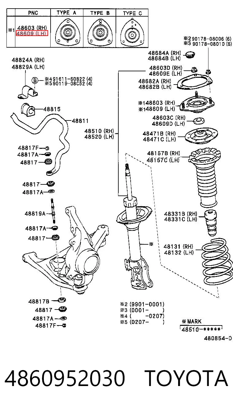 4860952030 Toyota