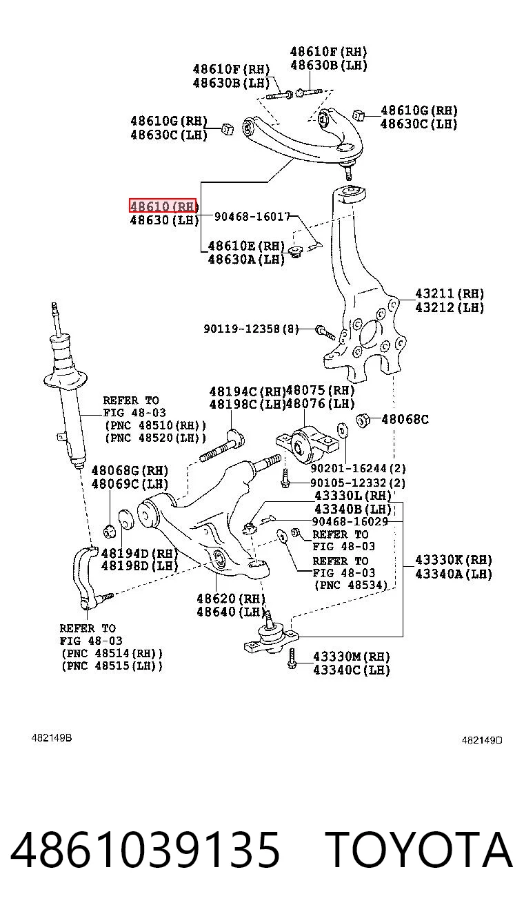 4861039135 Toyota