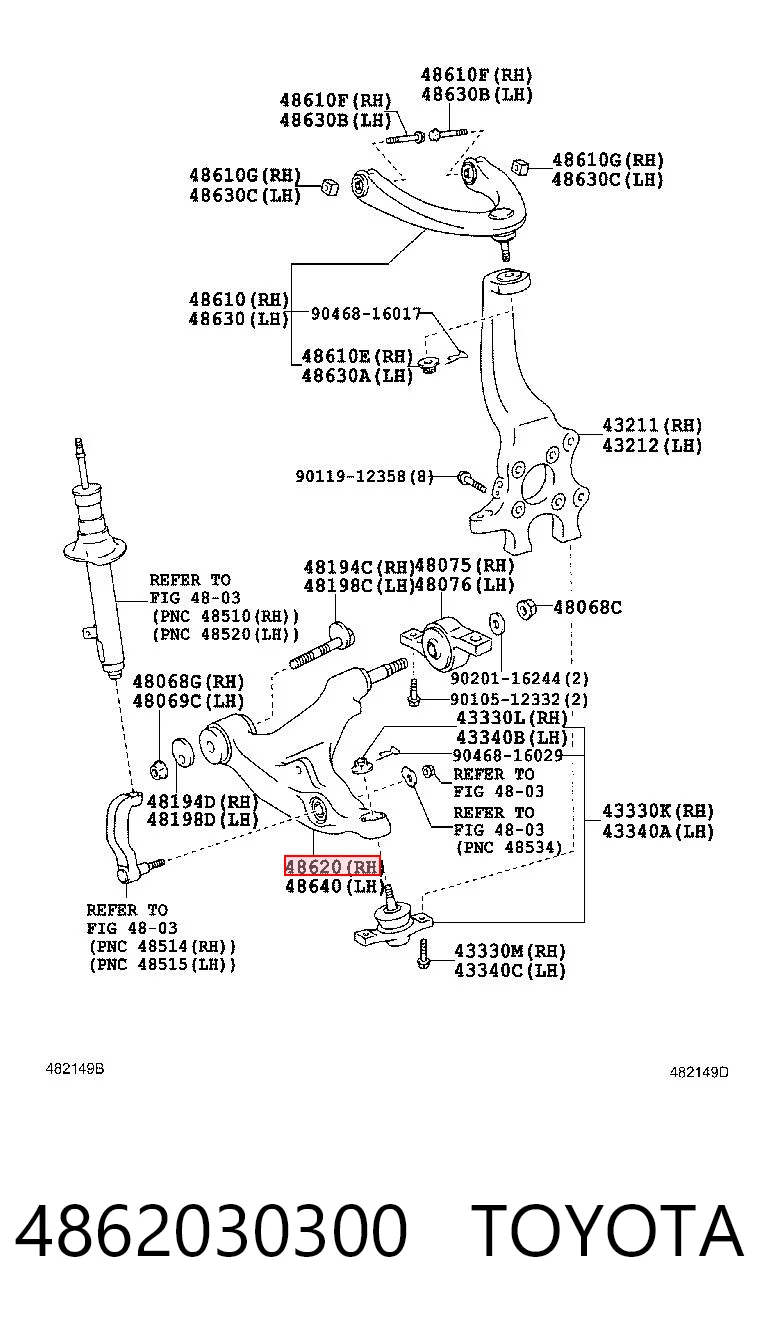 4862030300 Toyota