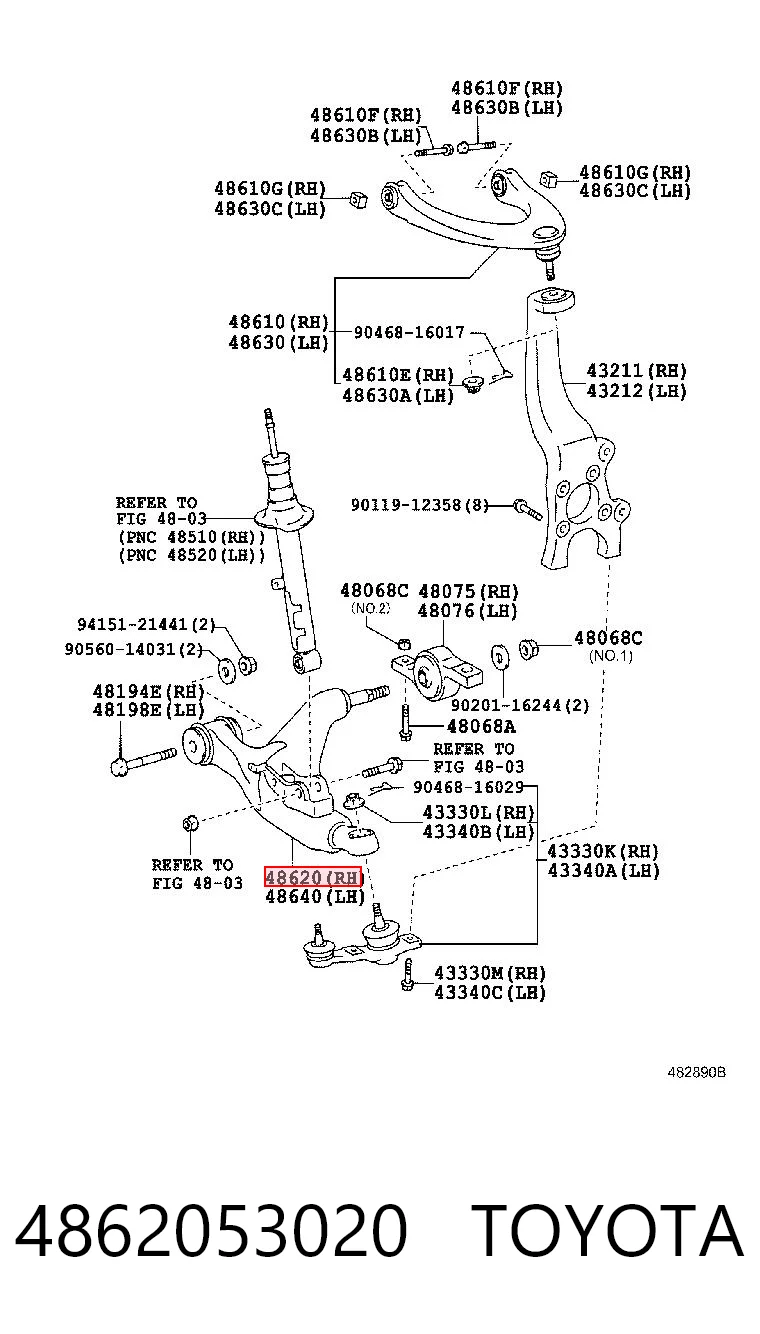 4862053020 Toyota