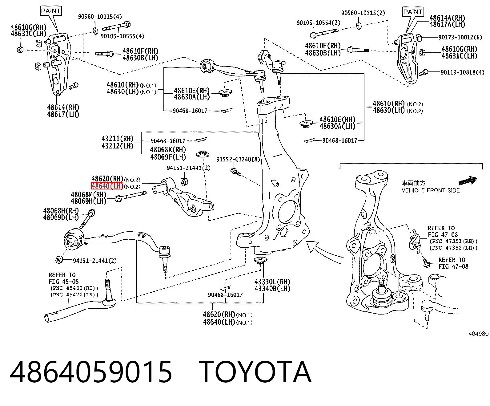 4864059015 Toyota