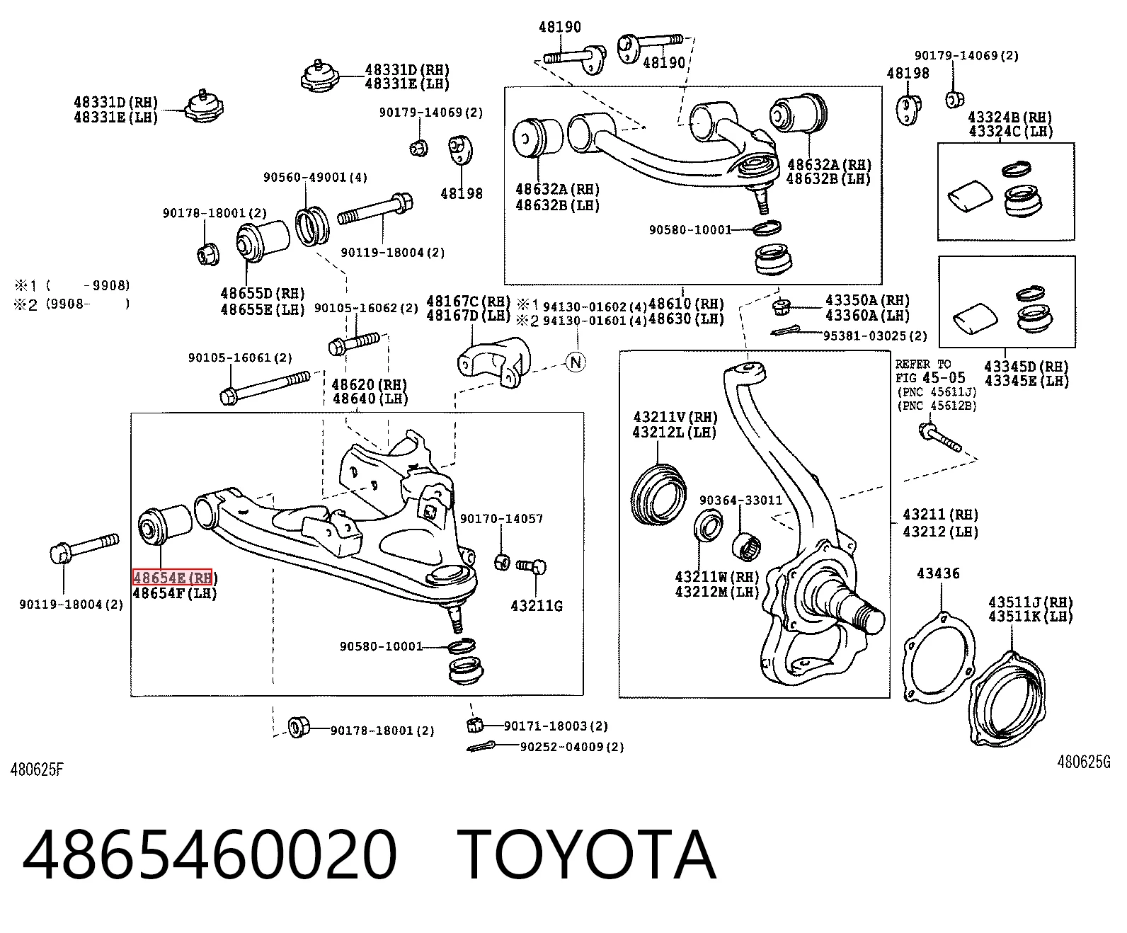 4865460020 Toyota