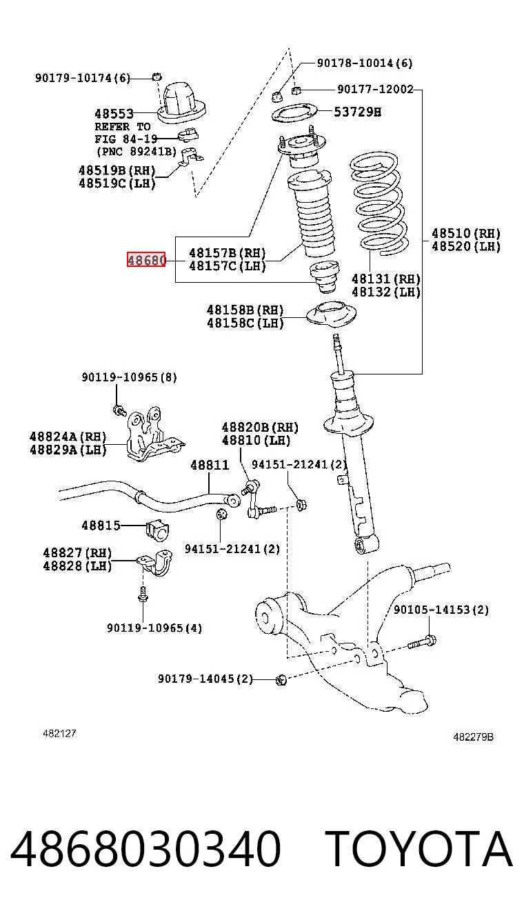 4868030340 Toyota