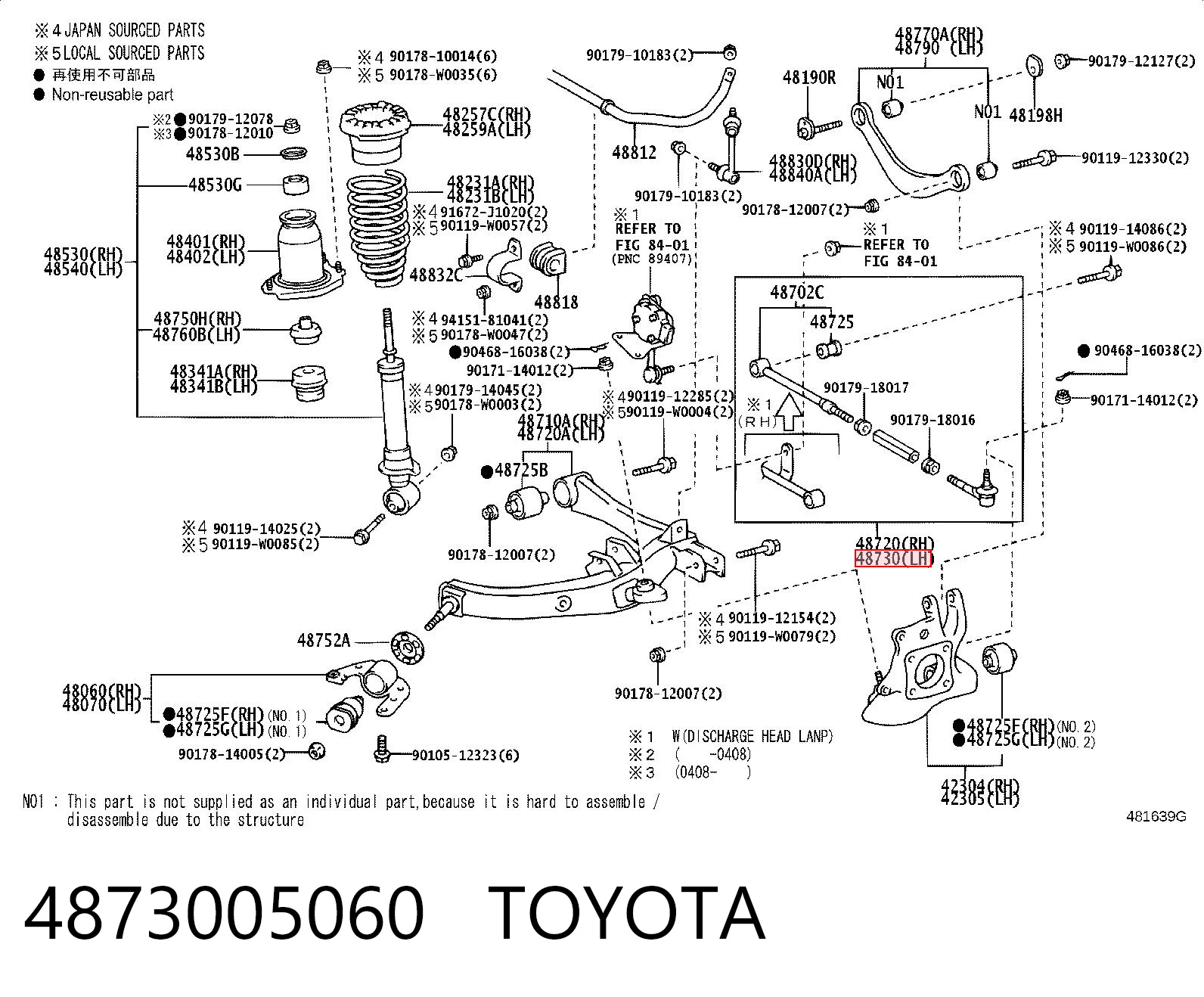 4873005060 Toyota