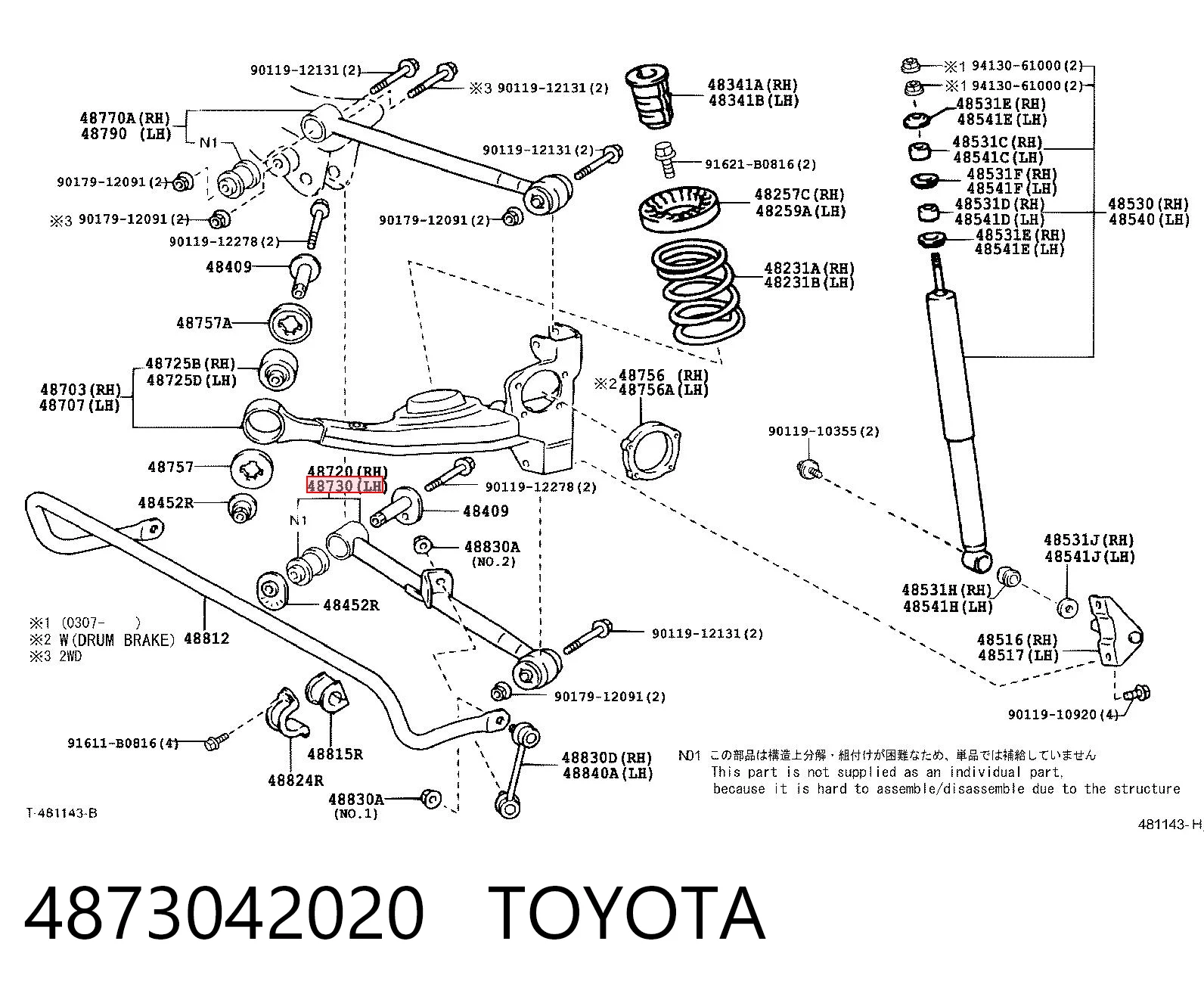 4873042020 Toyota
