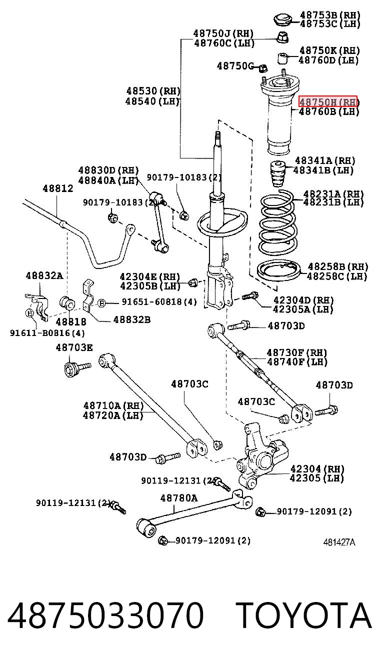 4875033070 Toyota