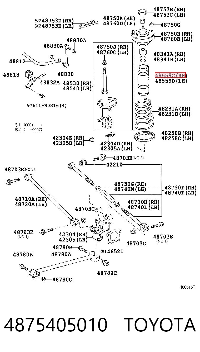4875405010 Toyota