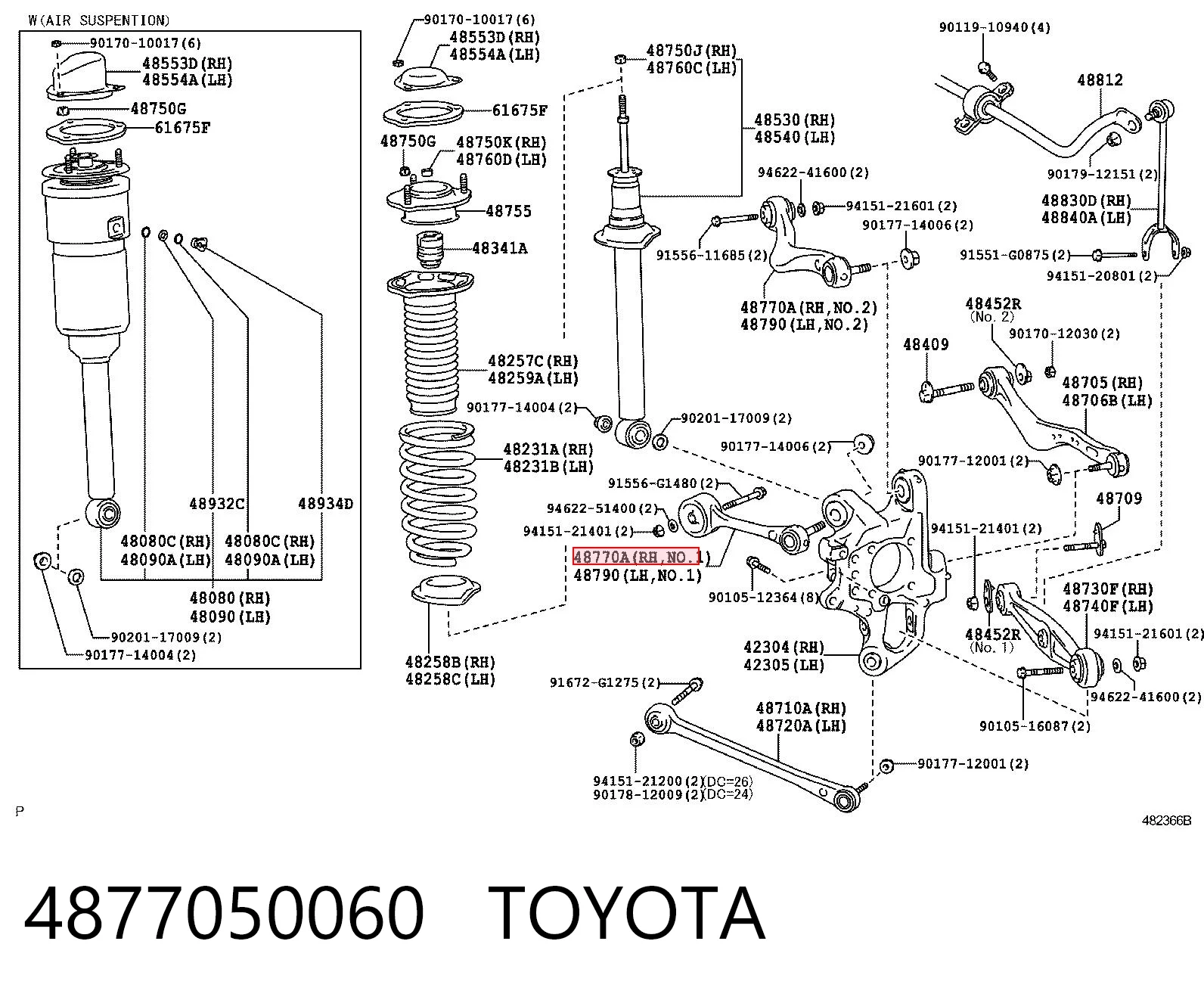 4877050060 Toyota